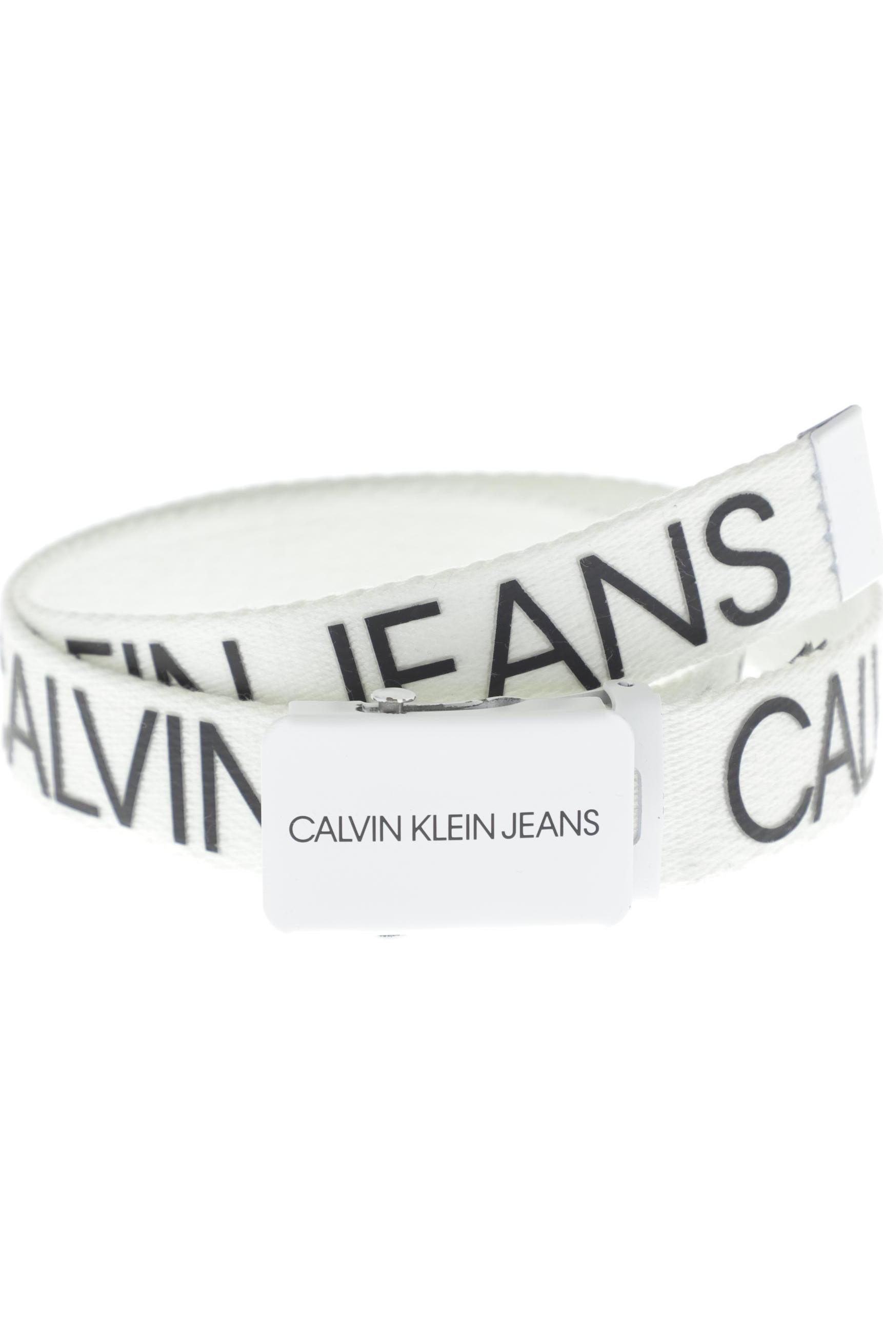 

Calvin Klein Jeans Herren Gürtel, weiß