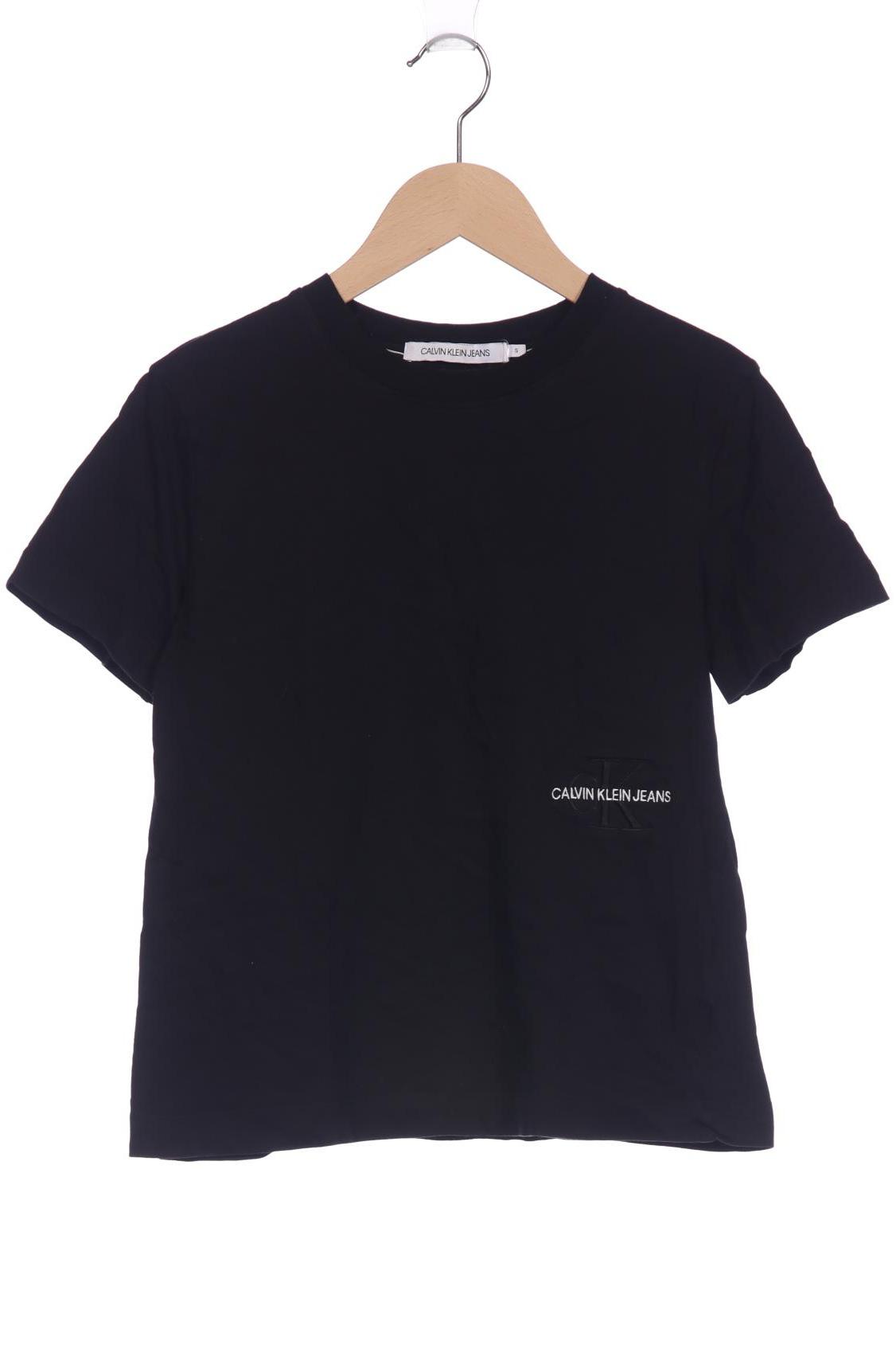 

Calvin Klein Jeans Damen T-Shirt, schwarz, Gr. 36