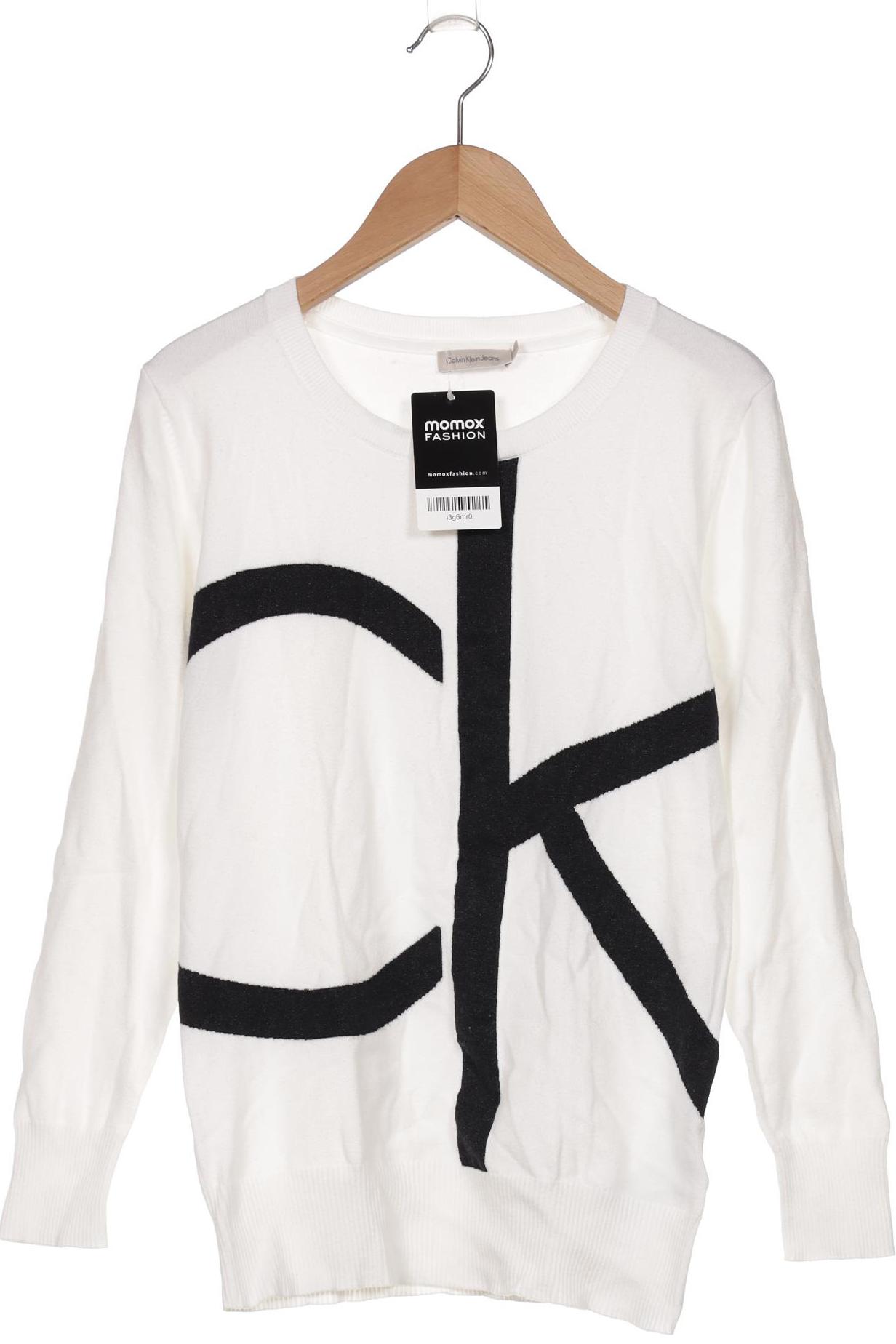 

Calvin Klein Jeans Damen Pullover, weiß, Gr. 36