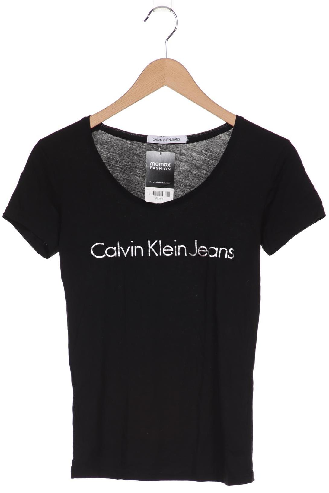 

Calvin Klein Jeans Damen T-Shirt, schwarz, Gr. 30