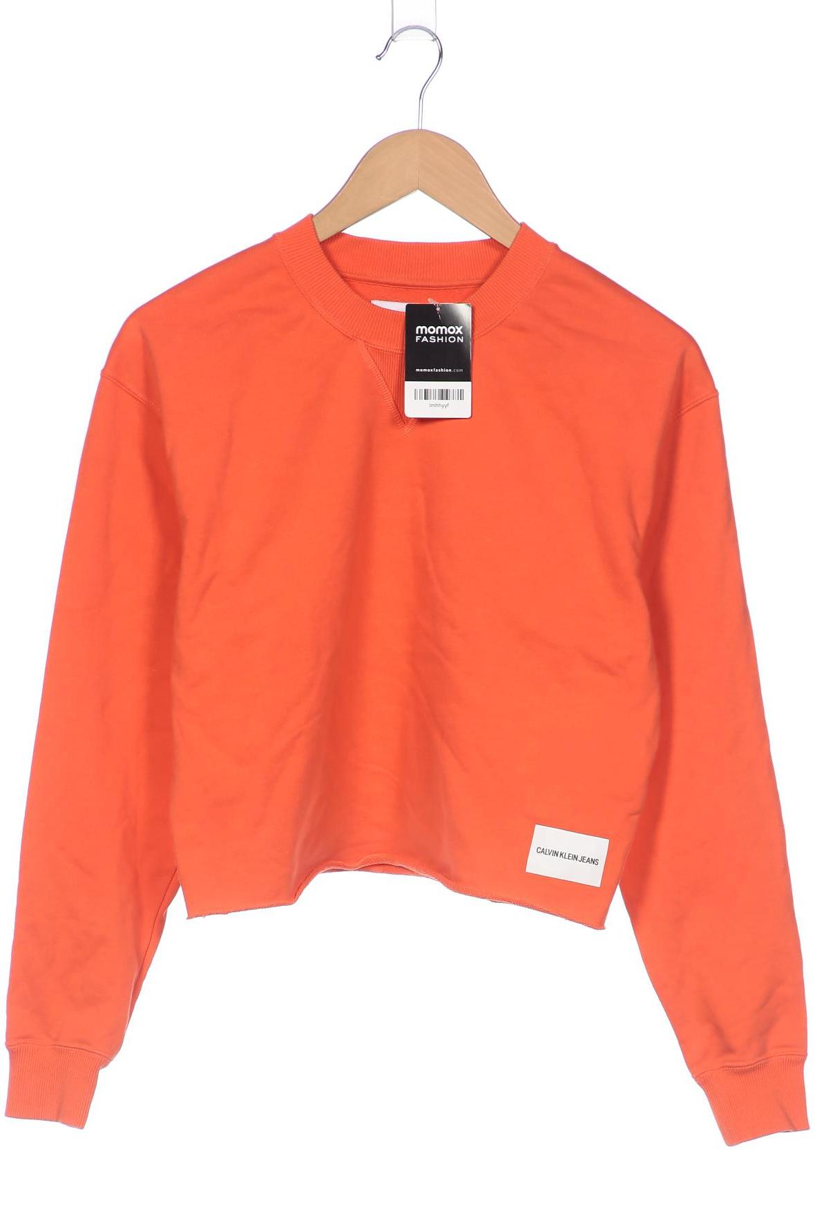 

Calvin Klein Jeans Damen Sweatshirt, orange, Gr. 34