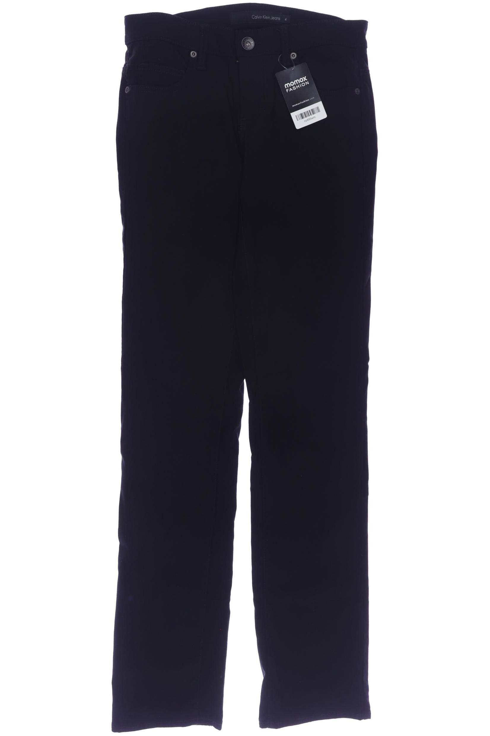 

Calvin Klein Jeans Damen Stoffhose, schwarz, Gr. 4