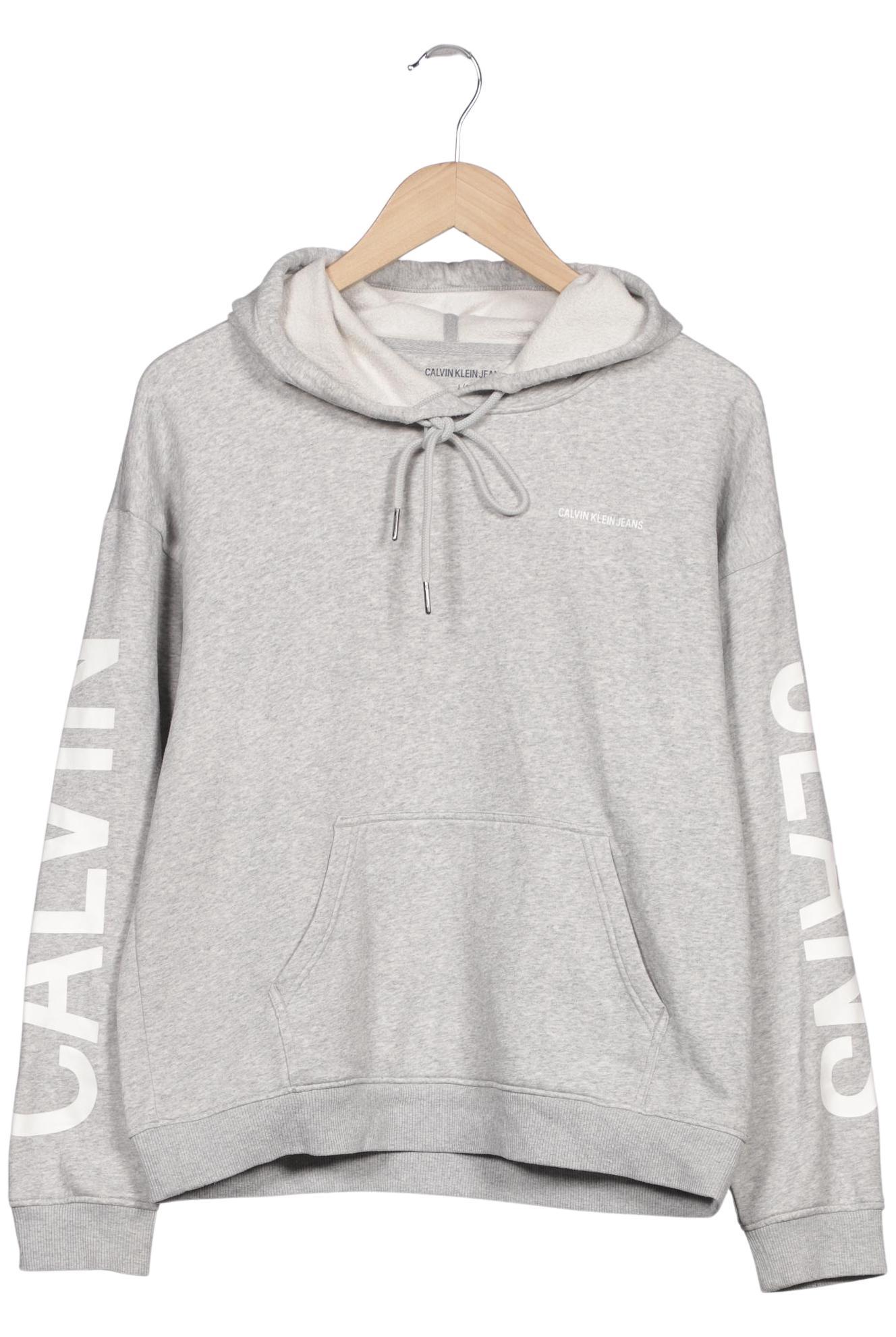 

Calvin Klein Jeans Damen Kapuzenpullover, grau, Gr. 42