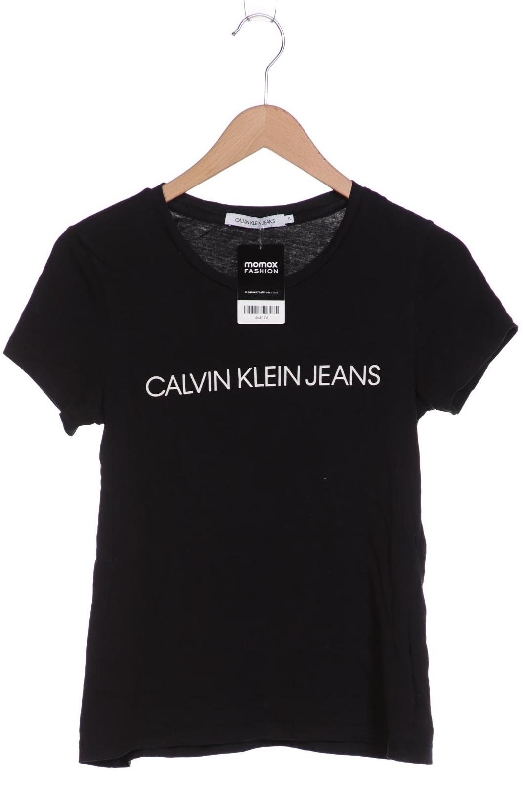 

Calvin Klein Jeans Damen T-Shirt, schwarz, Gr. 36