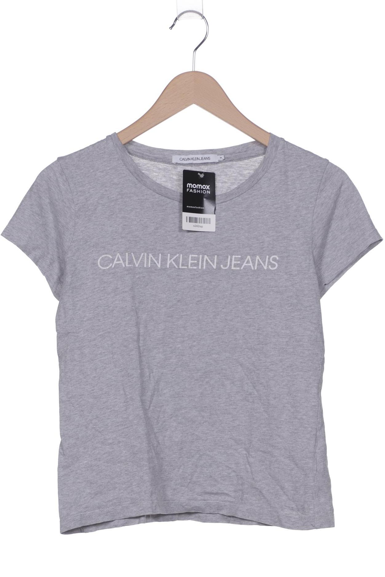 

Calvin Klein Jeans Damen T-Shirt, grau, Gr. 38
