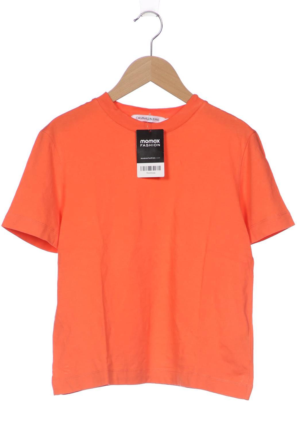 

Calvin Klein Jeans Damen T-Shirt, orange, Gr. 36