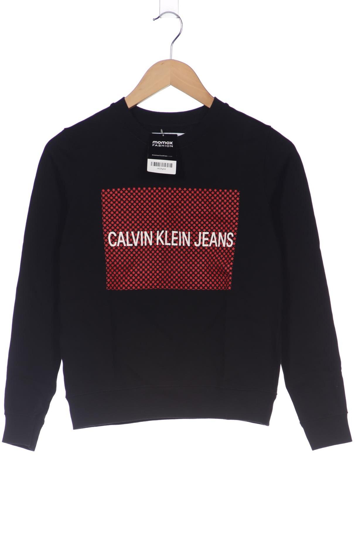 

Calvin Klein Jeans Damen Sweatshirt, schwarz, Gr. 34