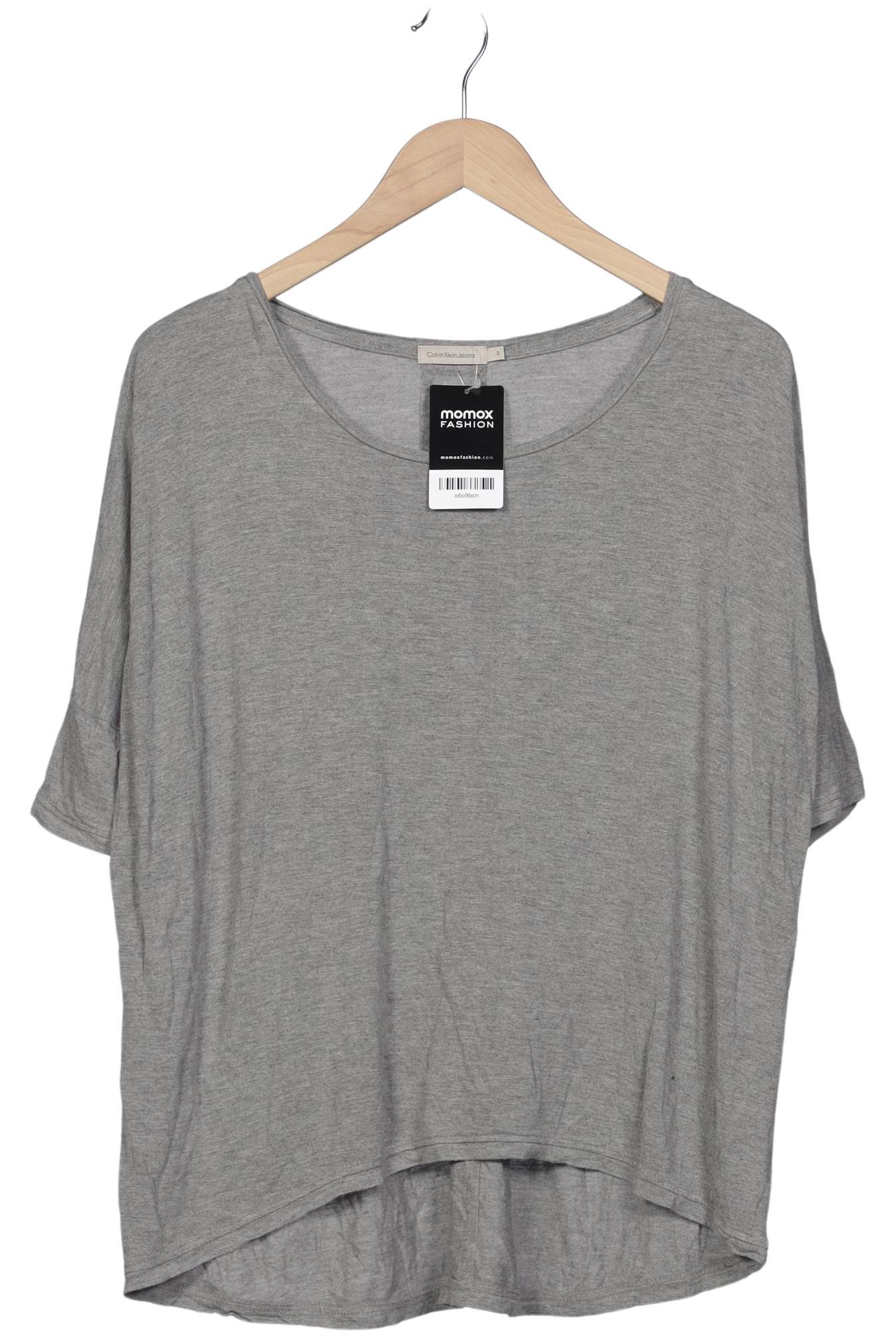 

Calvin Klein Jeans Damen T-Shirt, grau, Gr. 36