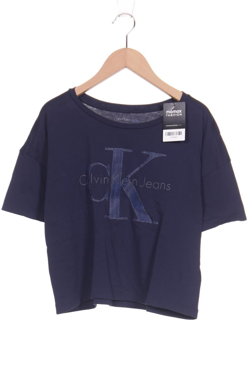 

Calvin Klein Jeans Damen T-Shirt, marineblau, Gr. 34