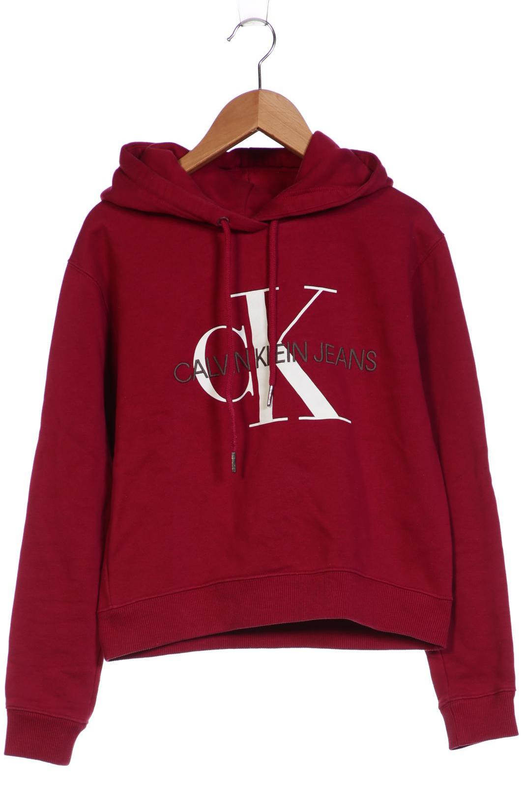 

Calvin Klein Jeans Damen Kapuzenpullover, rot, Gr. 34