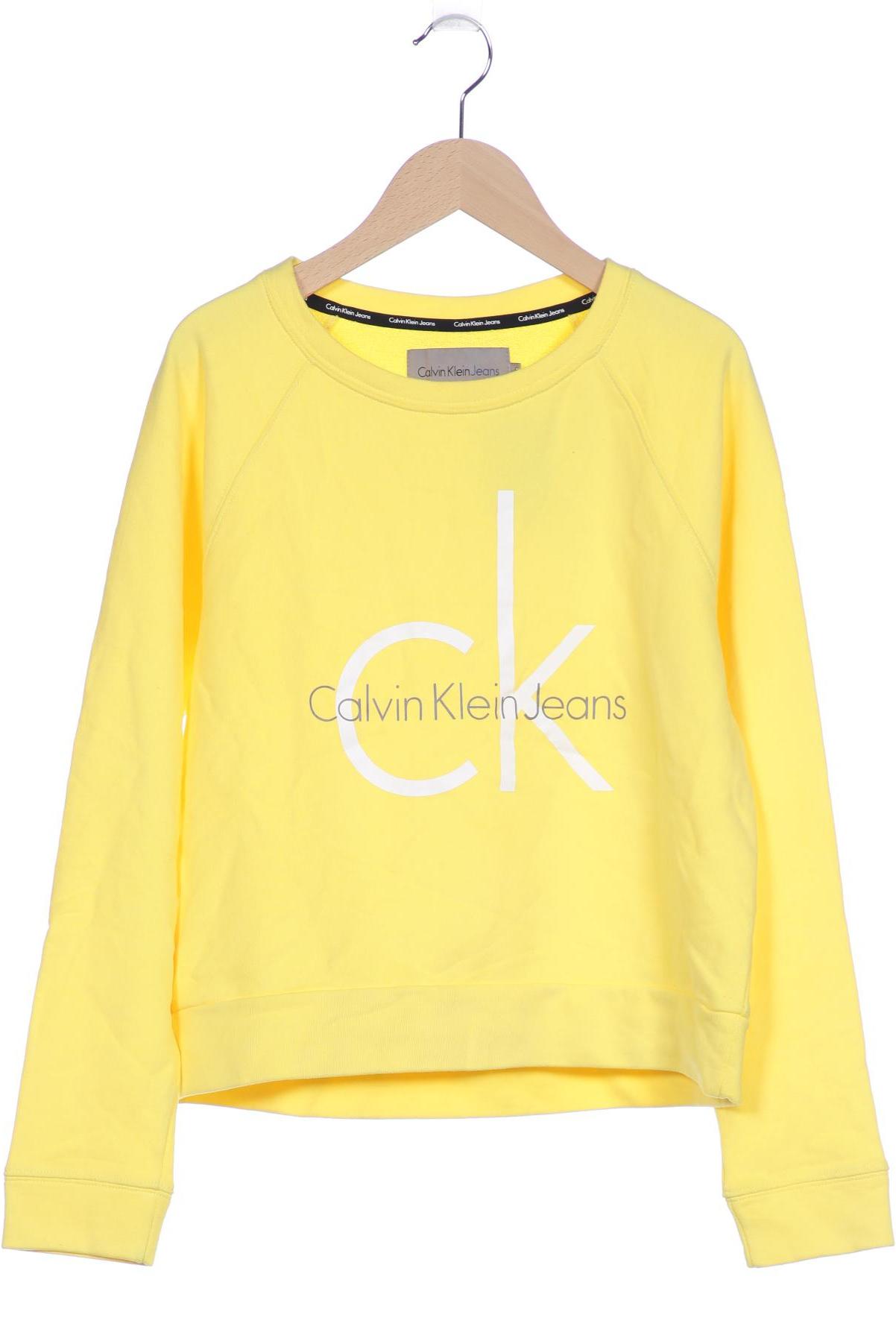 

Calvin Klein Jeans Damen Sweatshirt, gelb, Gr. 36