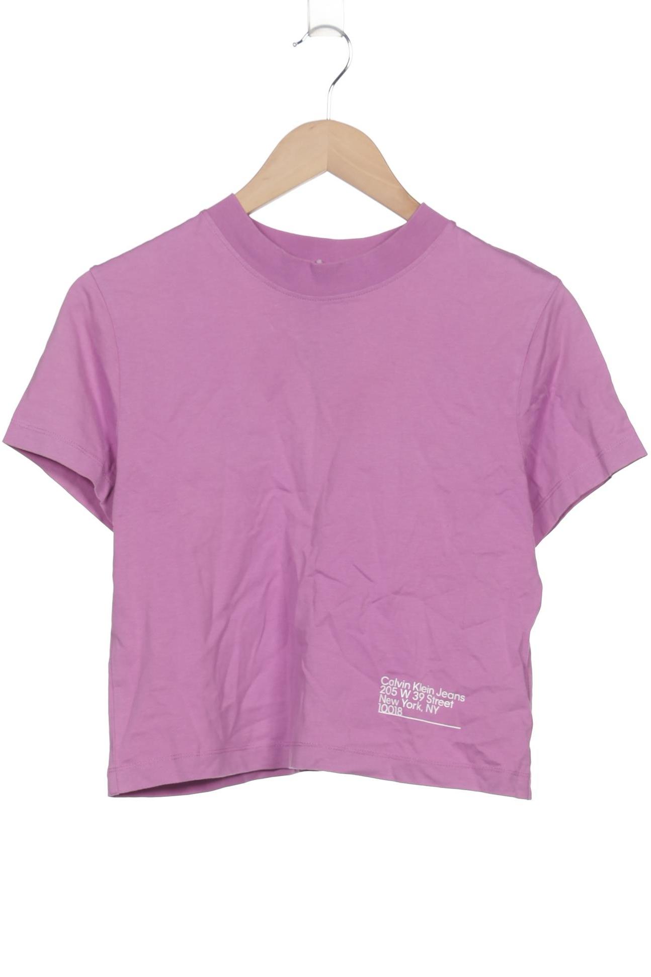 

Calvin Klein Jeans Damen T-Shirt, pink, Gr. 38