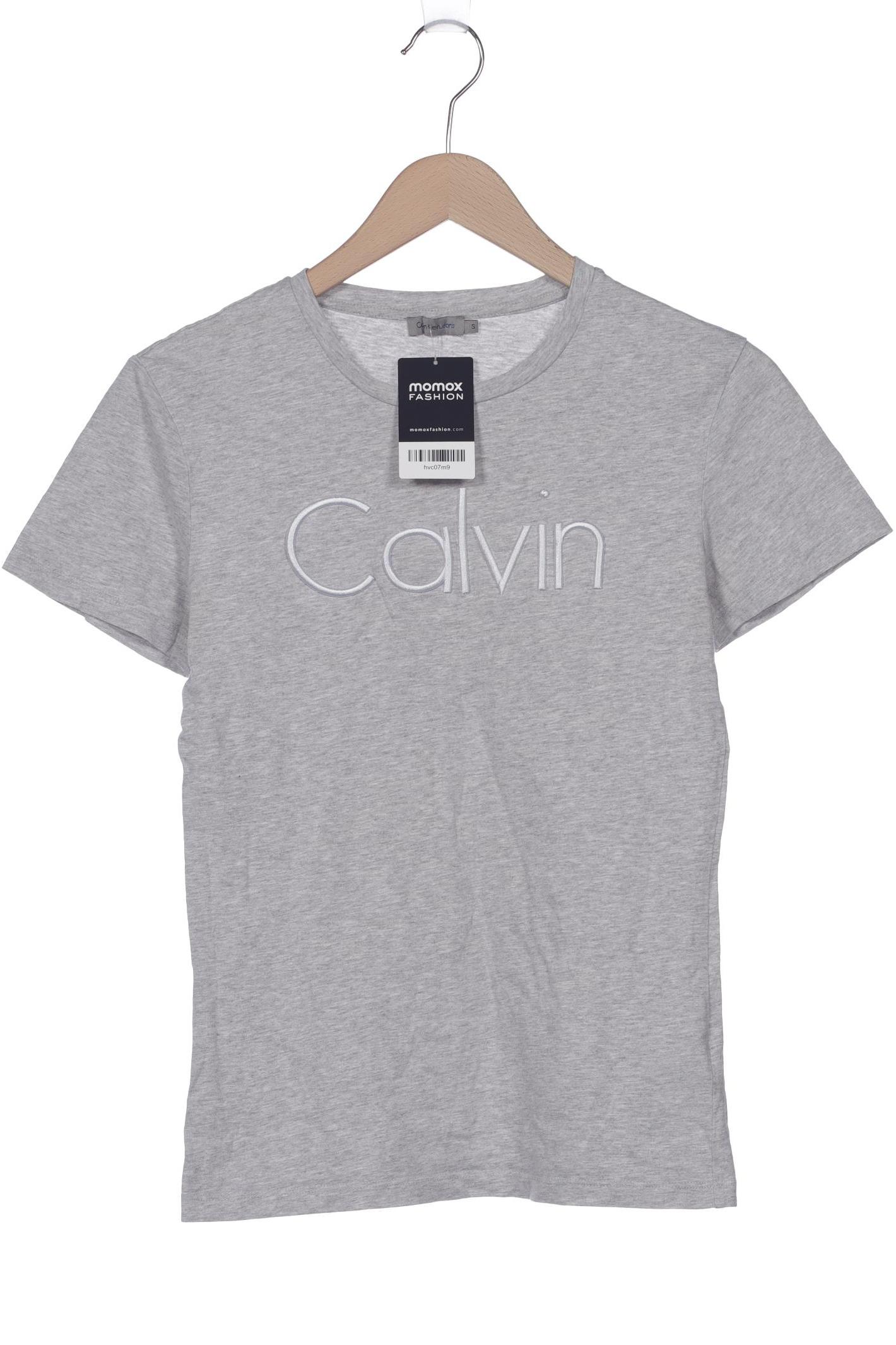 

Calvin Klein Jeans Damen T-Shirt, grau, Gr. 36