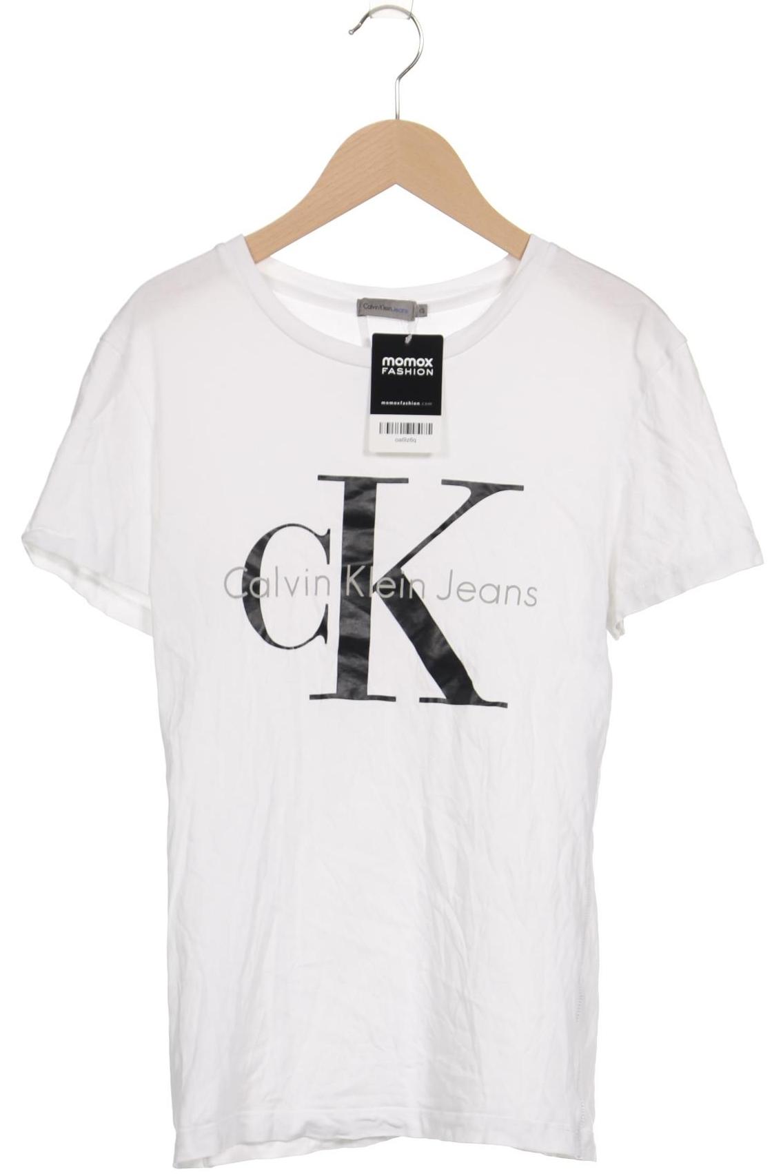 

Calvin Klein Jeans Damen T-Shirt, weiß, Gr. 34