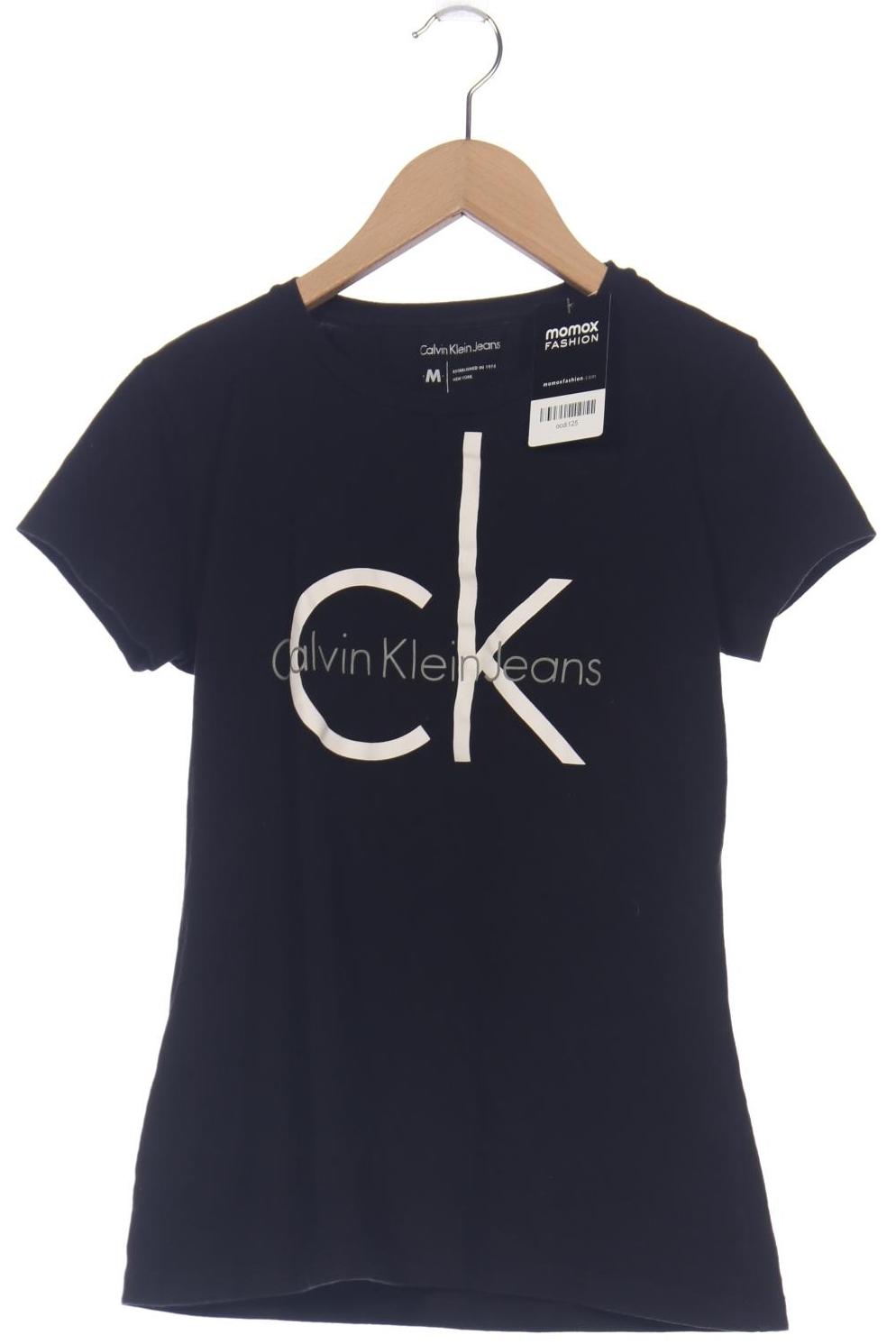 

Calvin Klein Jeans Damen T-Shirt, schwarz, Gr. 38