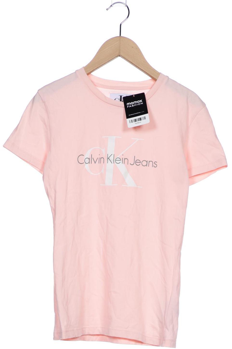 

Calvin Klein Jeans Damen T-Shirt, pink, Gr. 34
