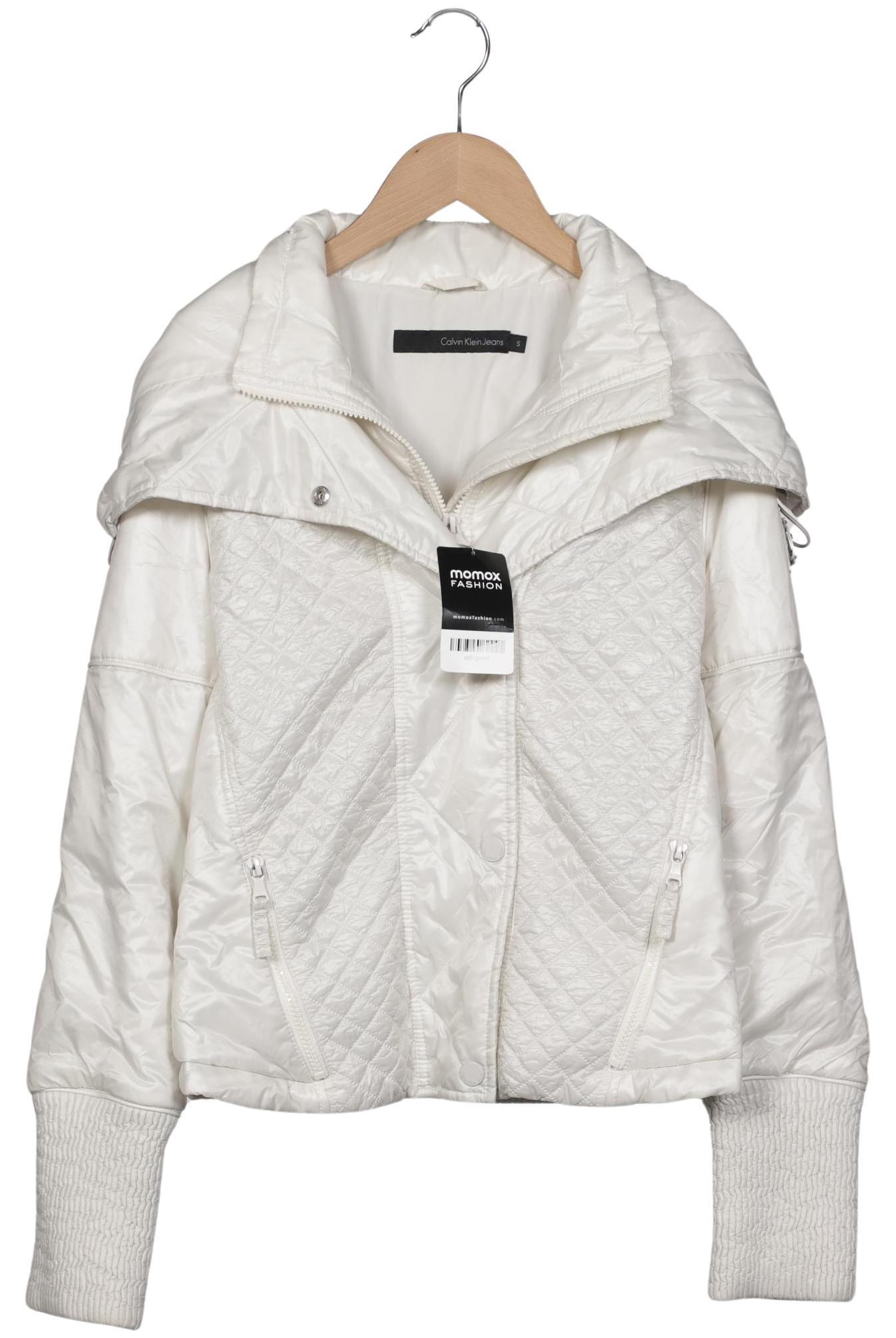 

Calvin Klein Jeans Damen Jacke, cremeweiß, Gr. 36