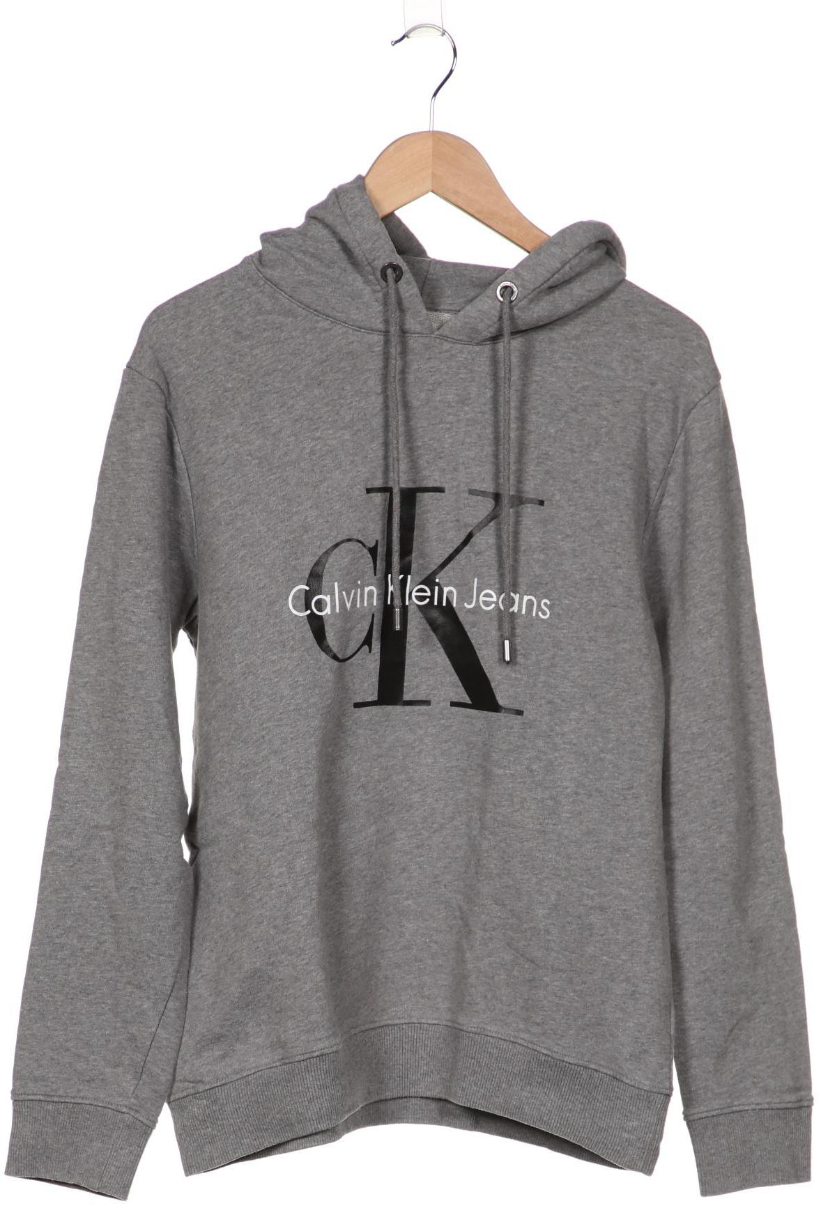 

Calvin Klein Jeans Herren Kapuzenpullover, grau, Gr. 52