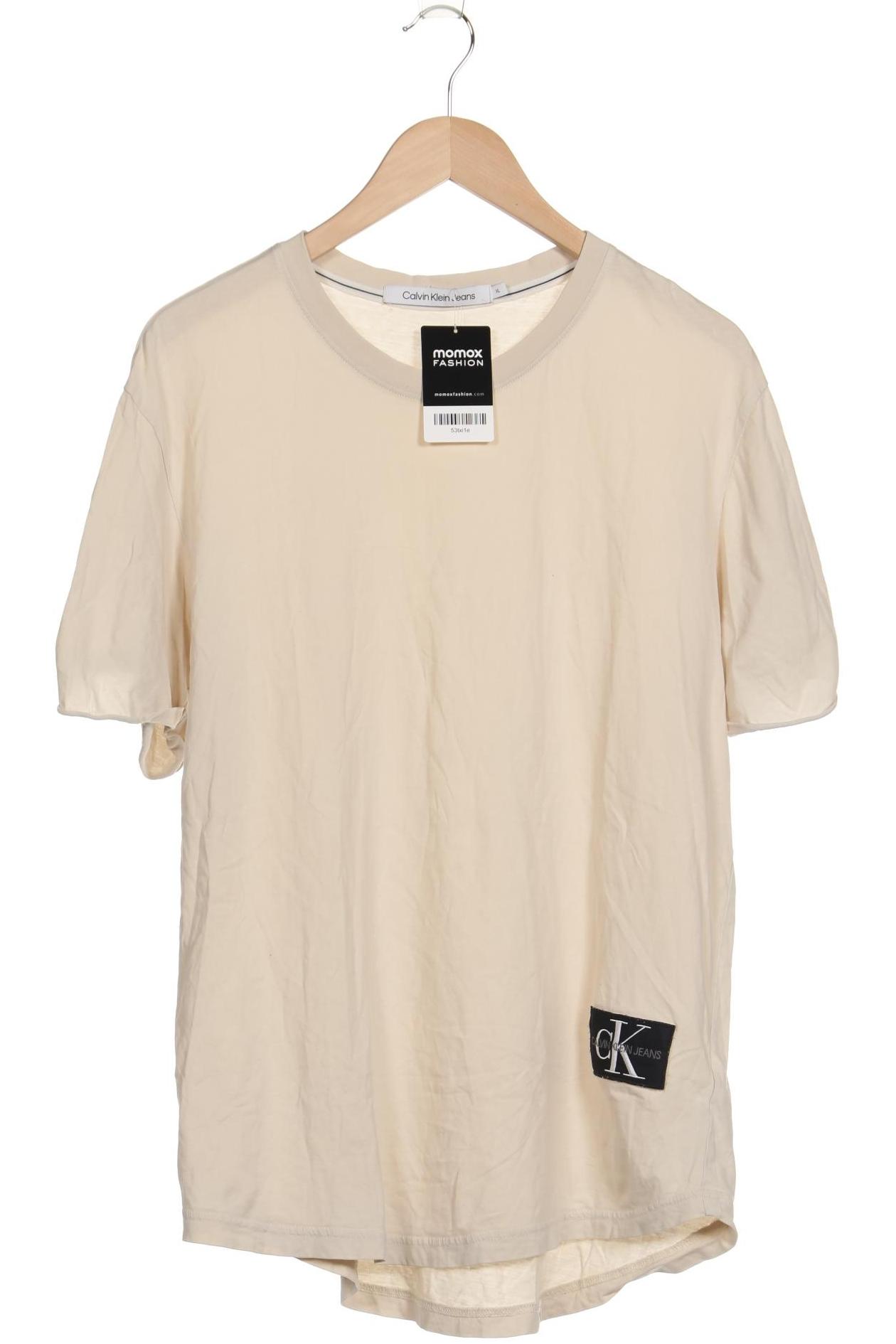 

Calvin Klein Jeans Herren T-Shirt, cremeweiß, Gr. 54