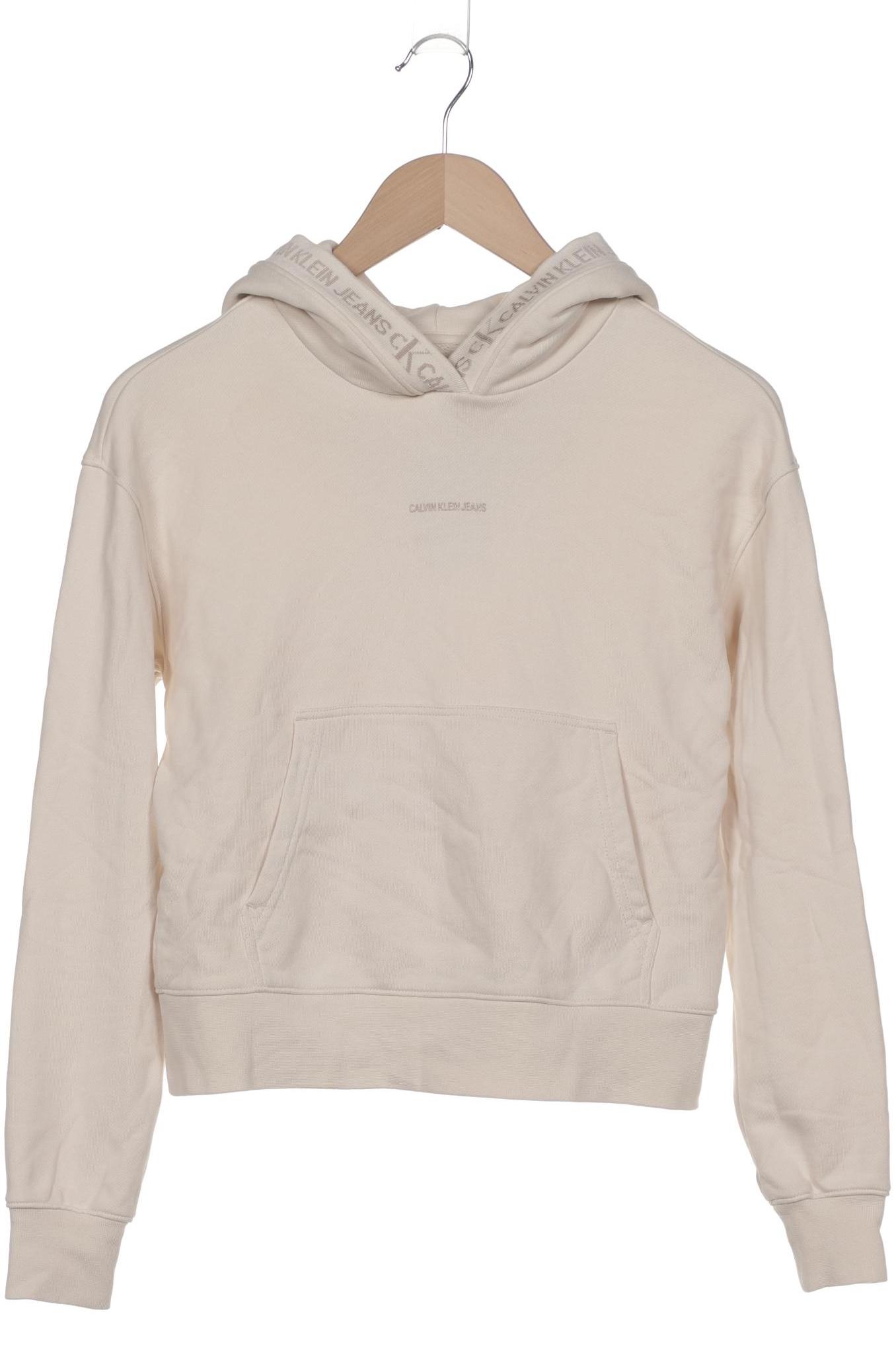 

Calvin Klein Jeans Damen Kapuzenpullover, beige, Gr. 34