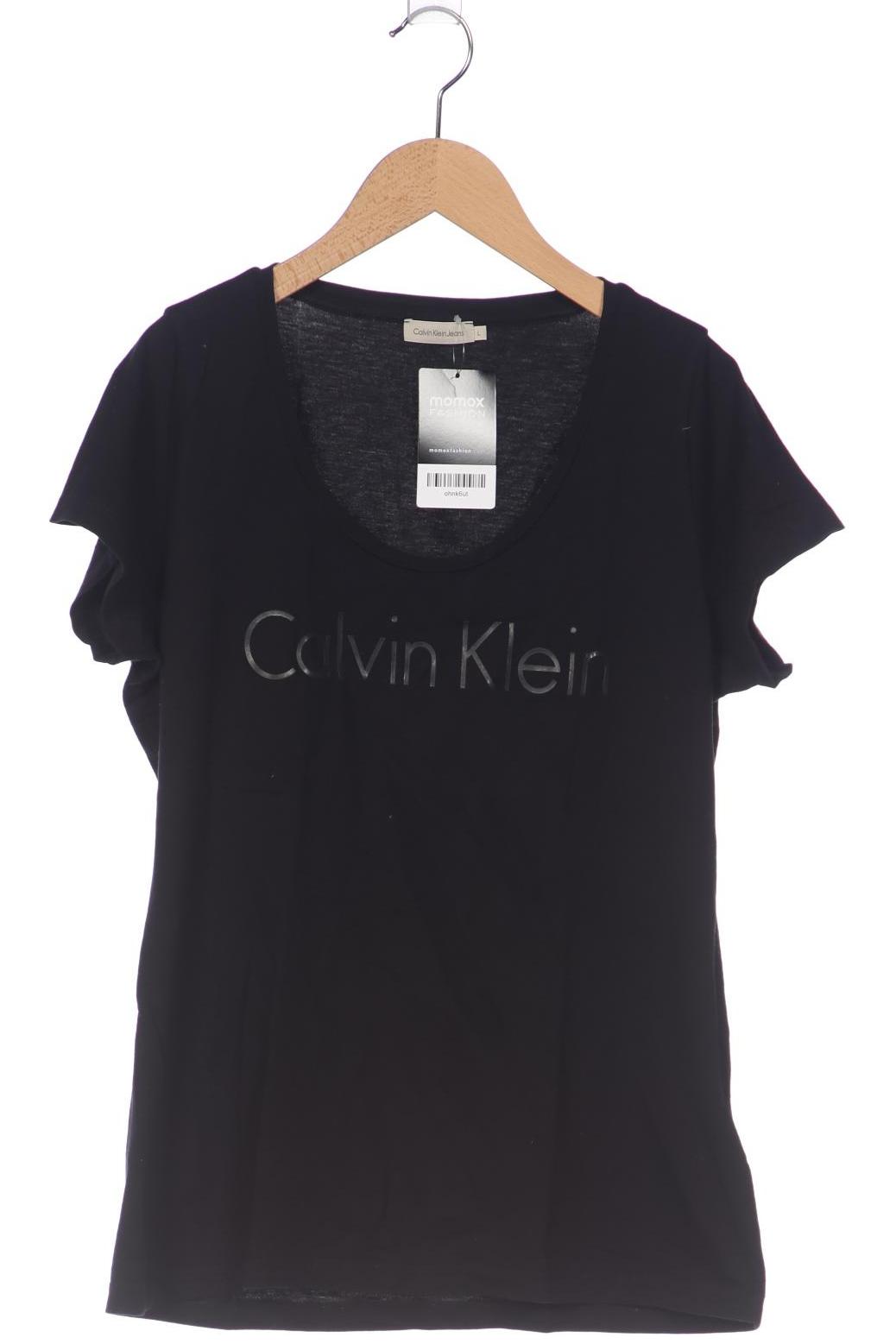 

Calvin Klein Jeans Damen T-Shirt, schwarz, Gr. 42