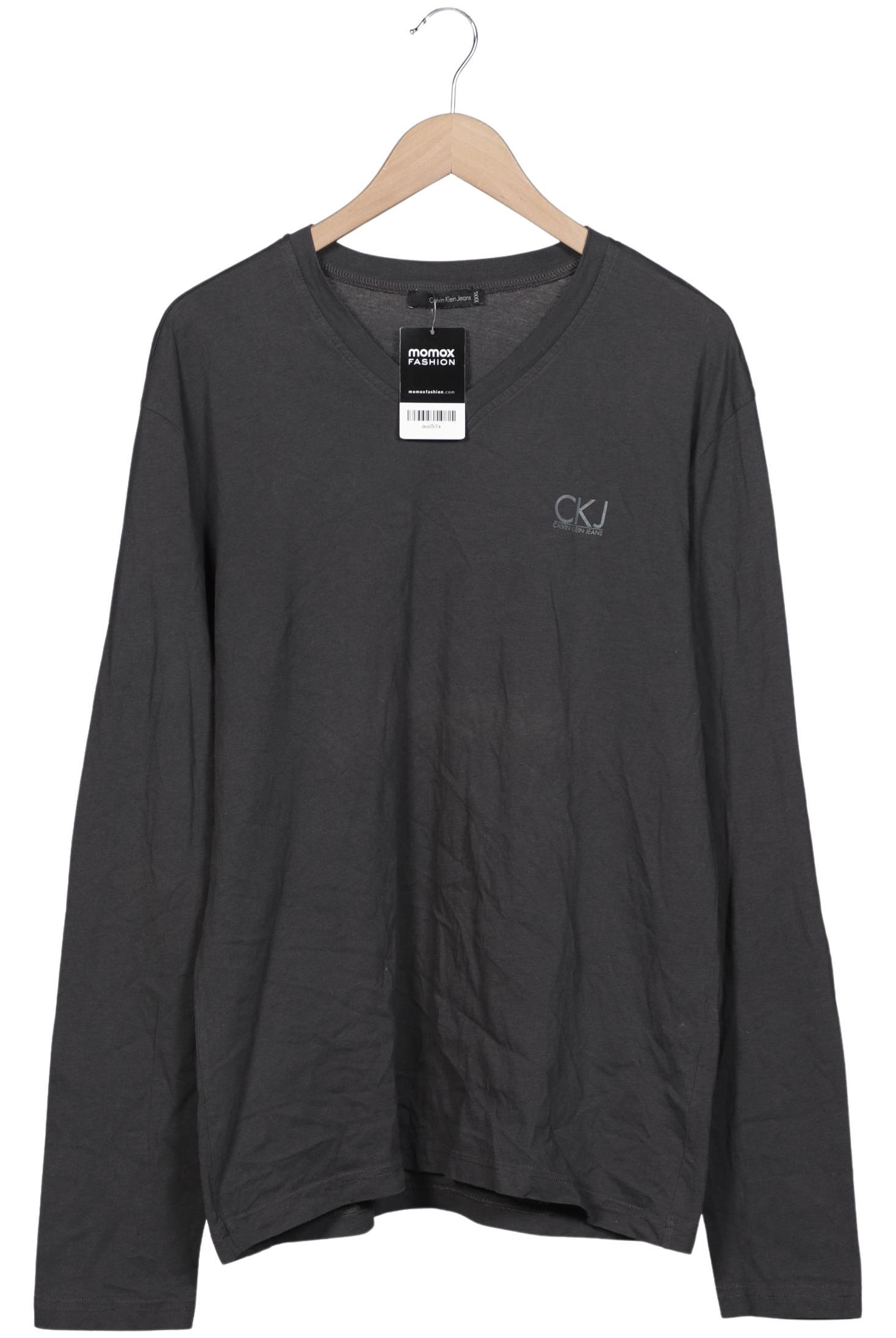 

Calvin Klein Jeans Herren Langarmshirt, grau, Gr. 58