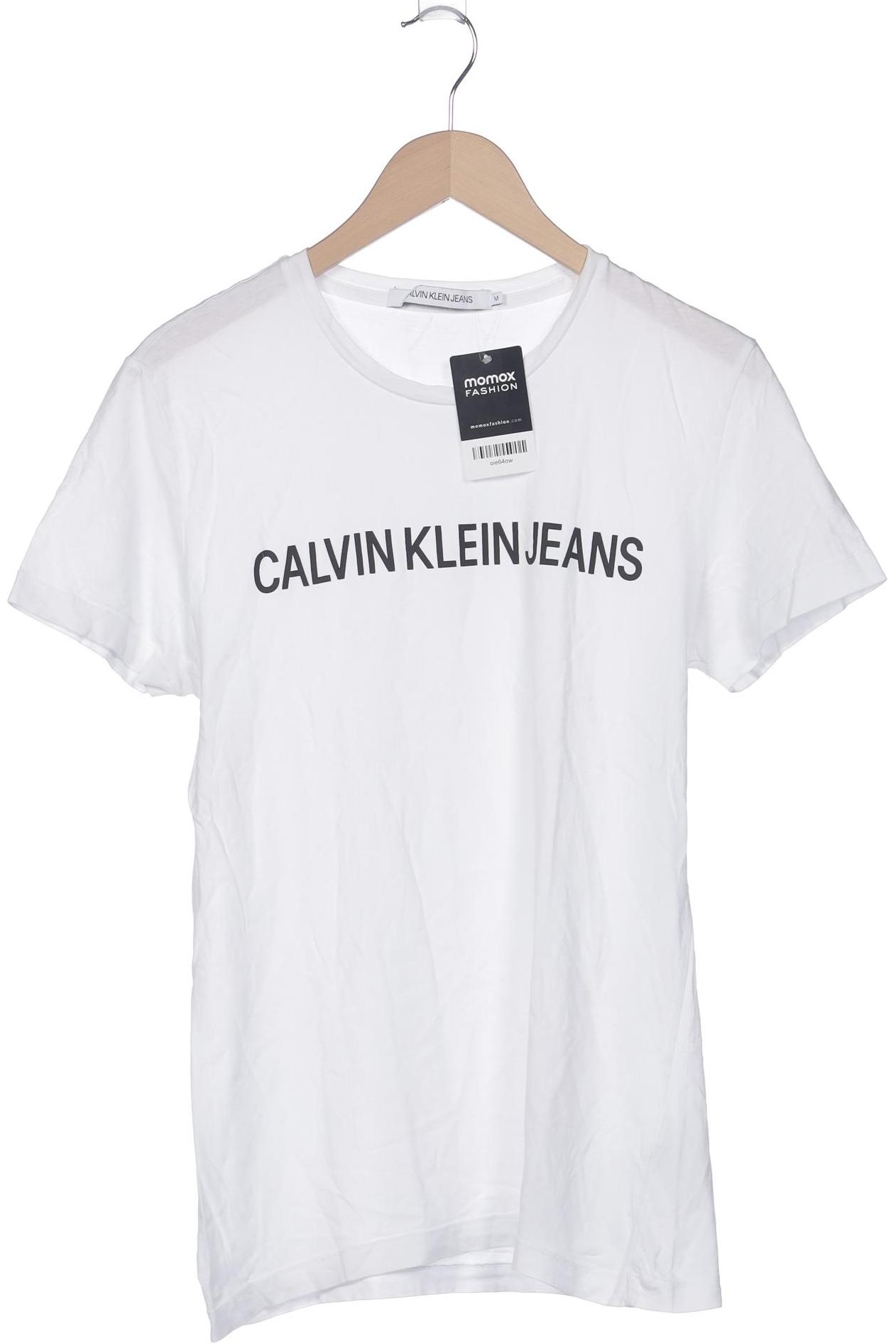 

Calvin Klein Jeans Damen T-Shirt, weiß, Gr. 38