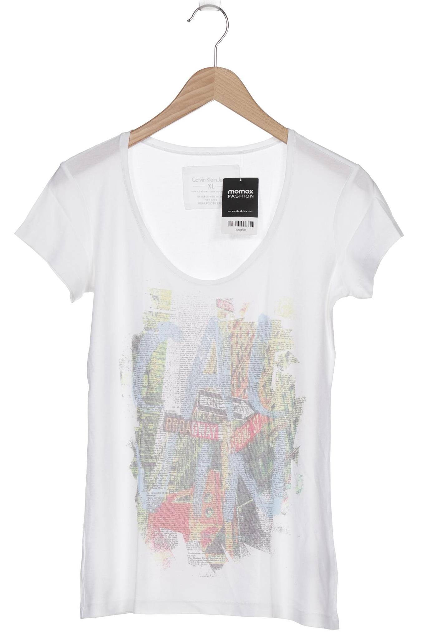 

Calvin Klein Jeans Damen T-Shirt, weiß