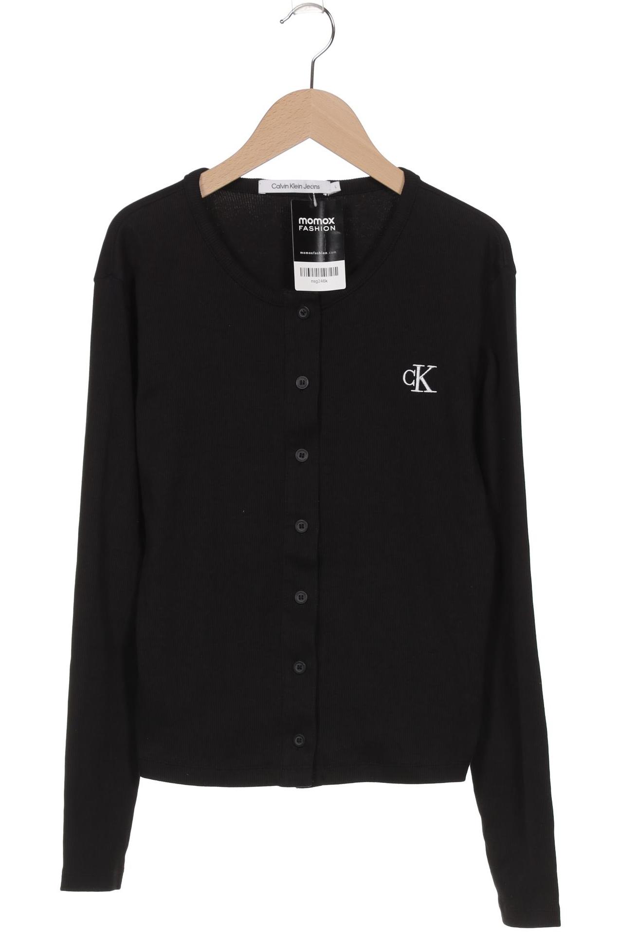 

Calvin Klein Jeans Damen Strickjacke, schwarz, Gr. 42