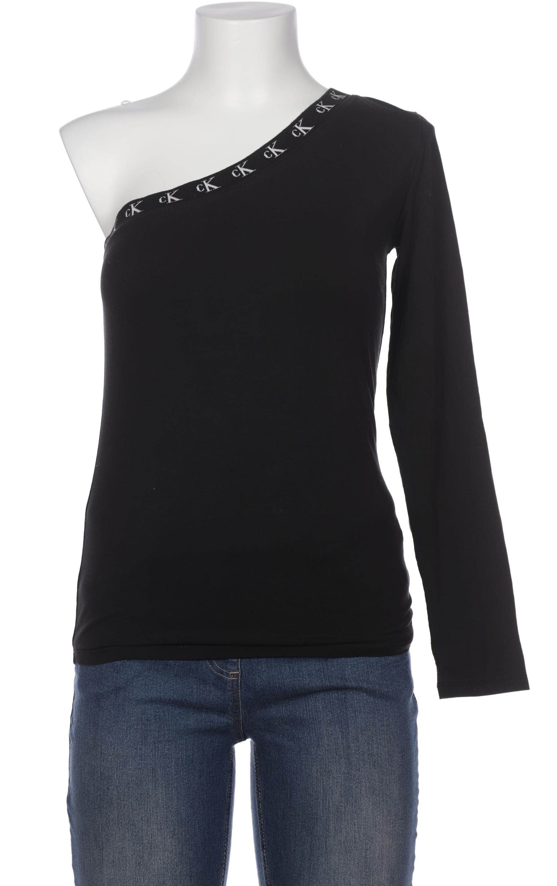 

Calvin Klein Jeans Damen Langarmshirt, schwarz, Gr. 38
