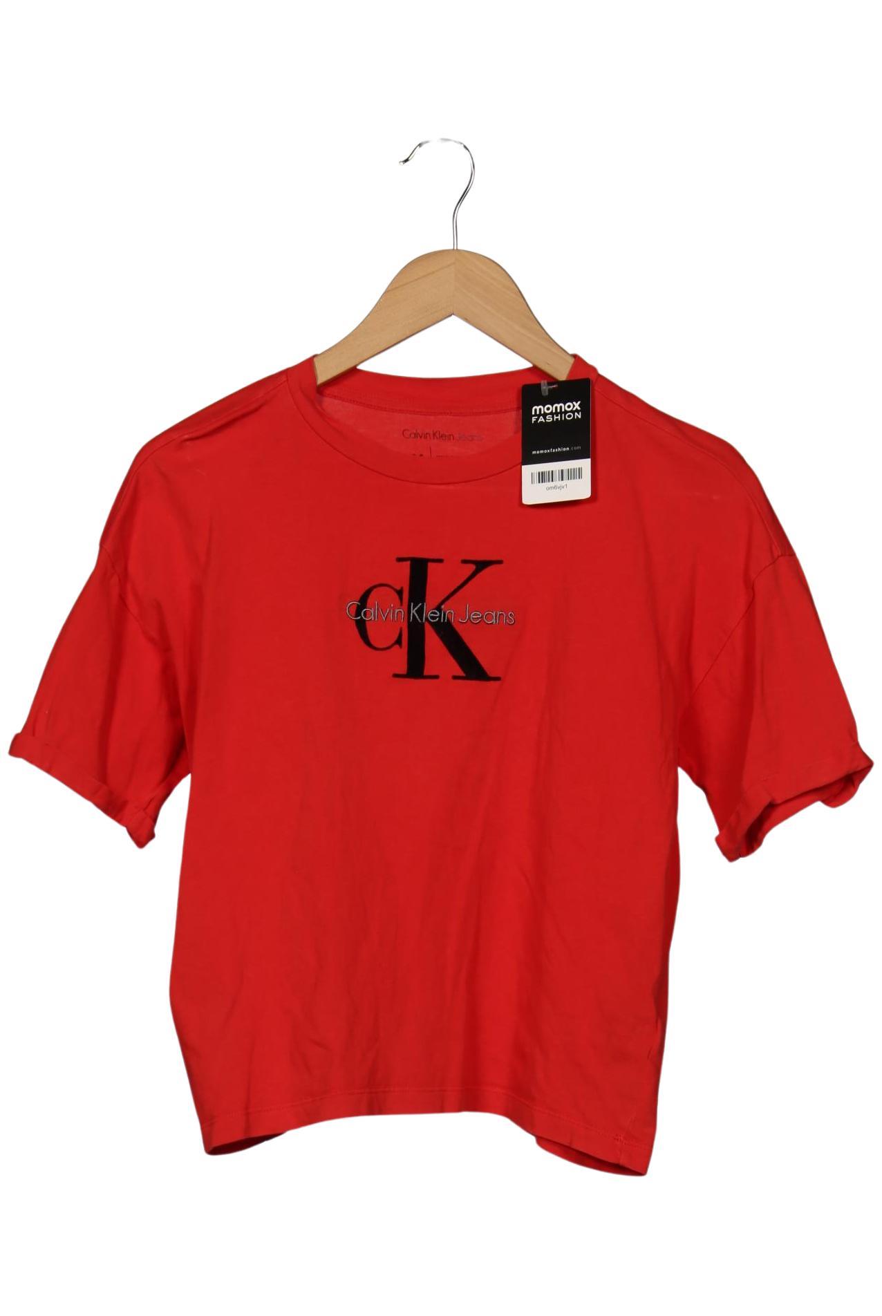 

Calvin Klein Jeans Damen T-Shirt, rot, Gr. 38
