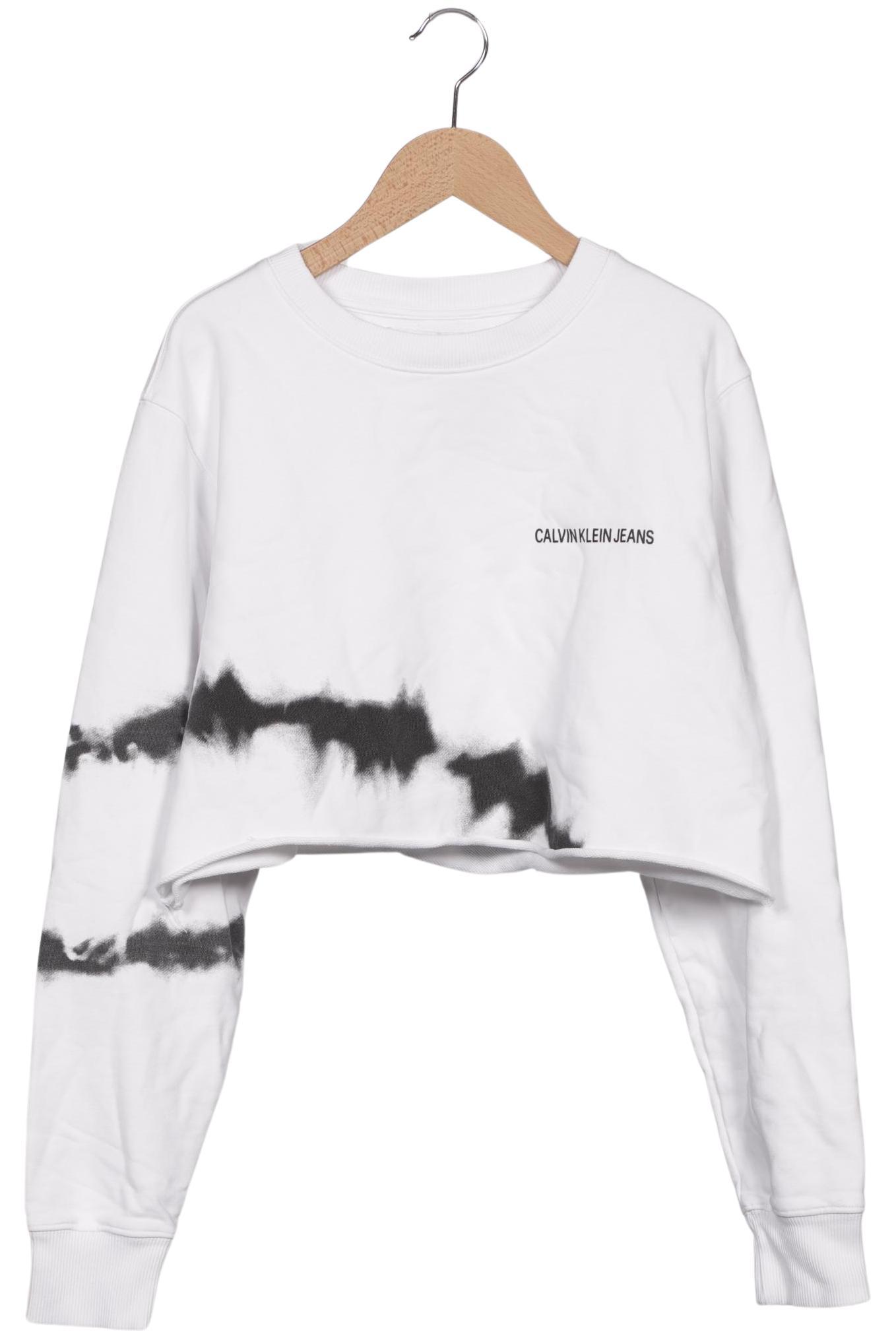 

Calvin Klein Jeans Damen Sweatshirt, weiß, Gr. 38