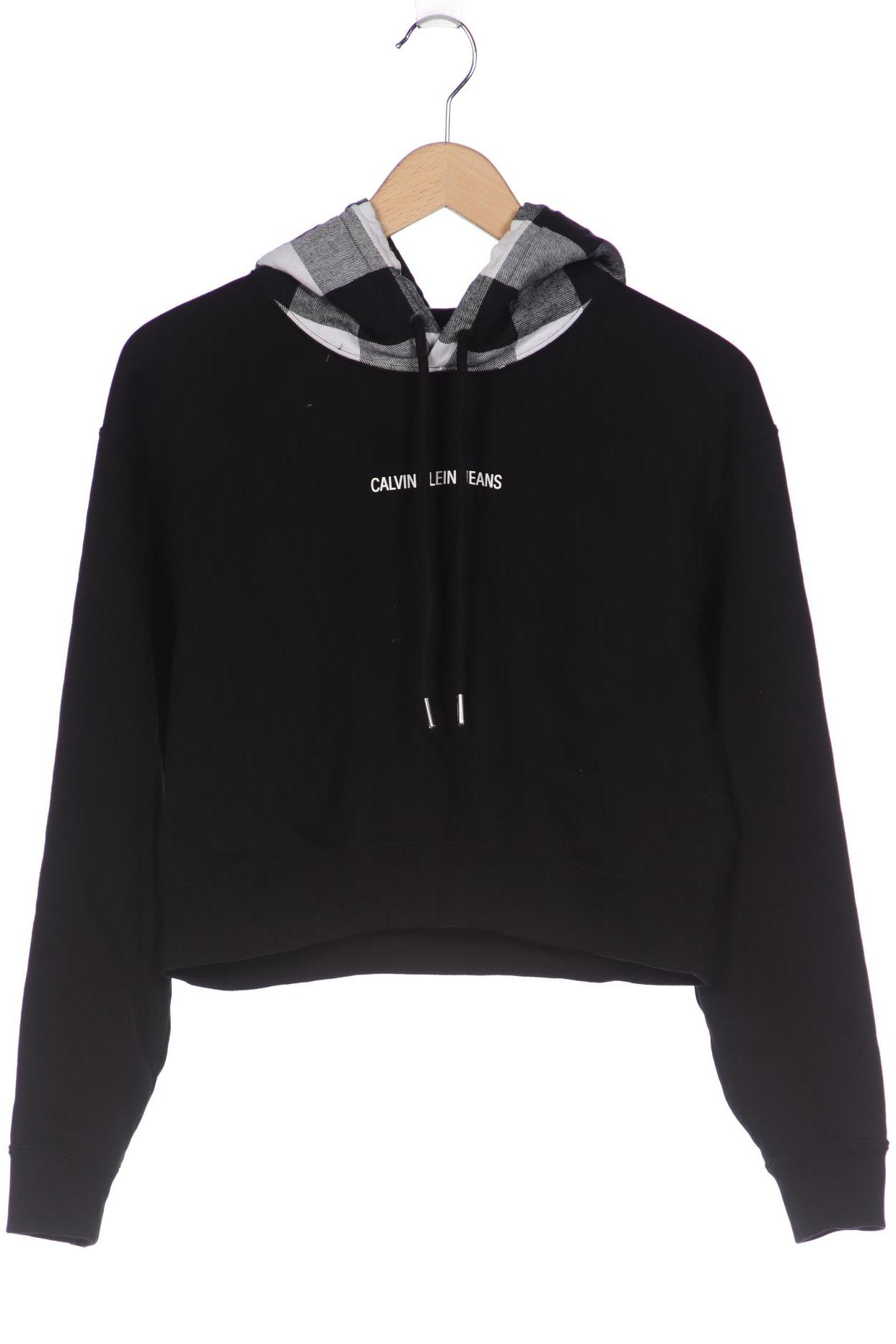 

Calvin Klein Jeans Damen Kapuzenpullover, schwarz