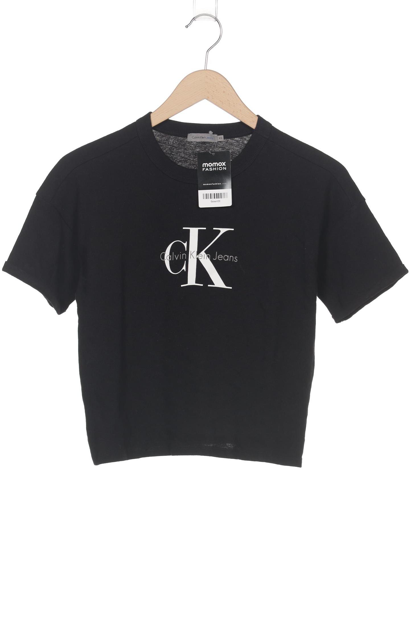 

Calvin Klein Jeans Damen T-Shirt, schwarz, Gr. 34