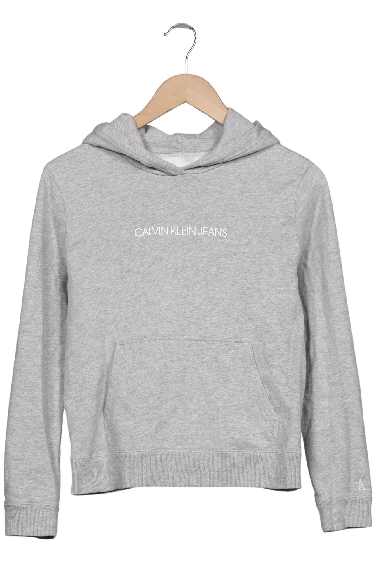 

Calvin Klein Jeans Damen Kapuzenpullover, grau, Gr. 36