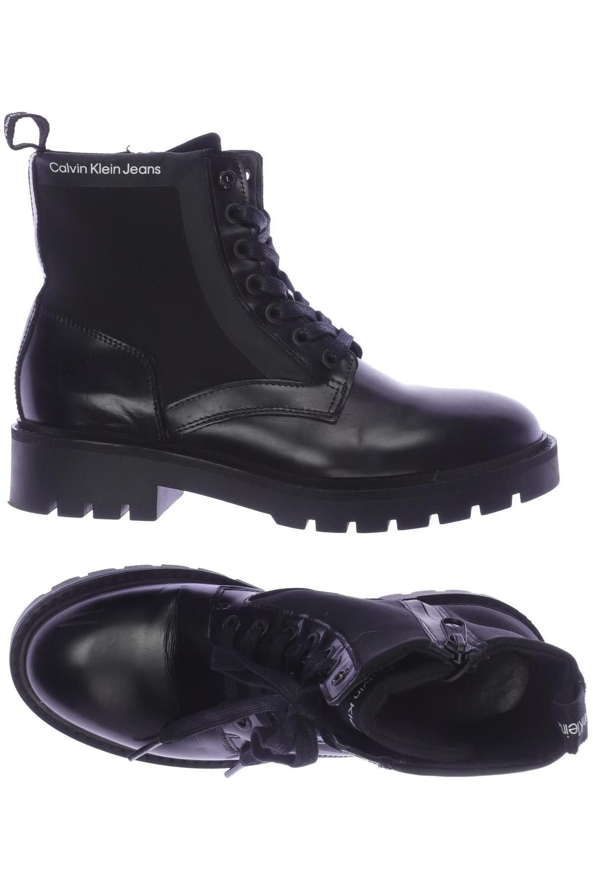 

Calvin Klein Jeans Damen Stiefelette, schwarz, Gr. 38