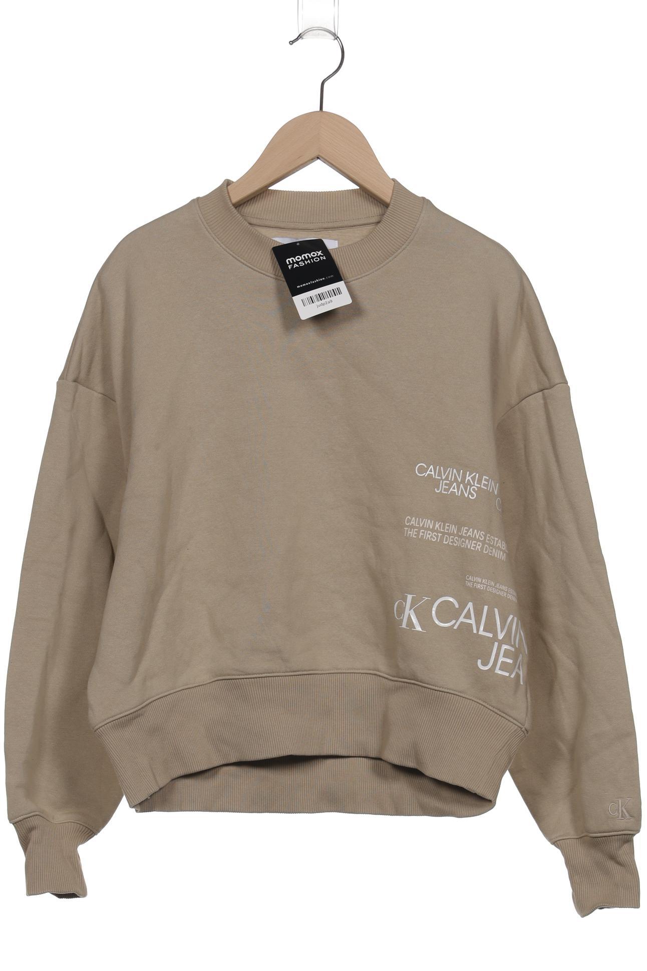 

Calvin Klein Jeans Damen Sweatshirt, beige, Gr. 34