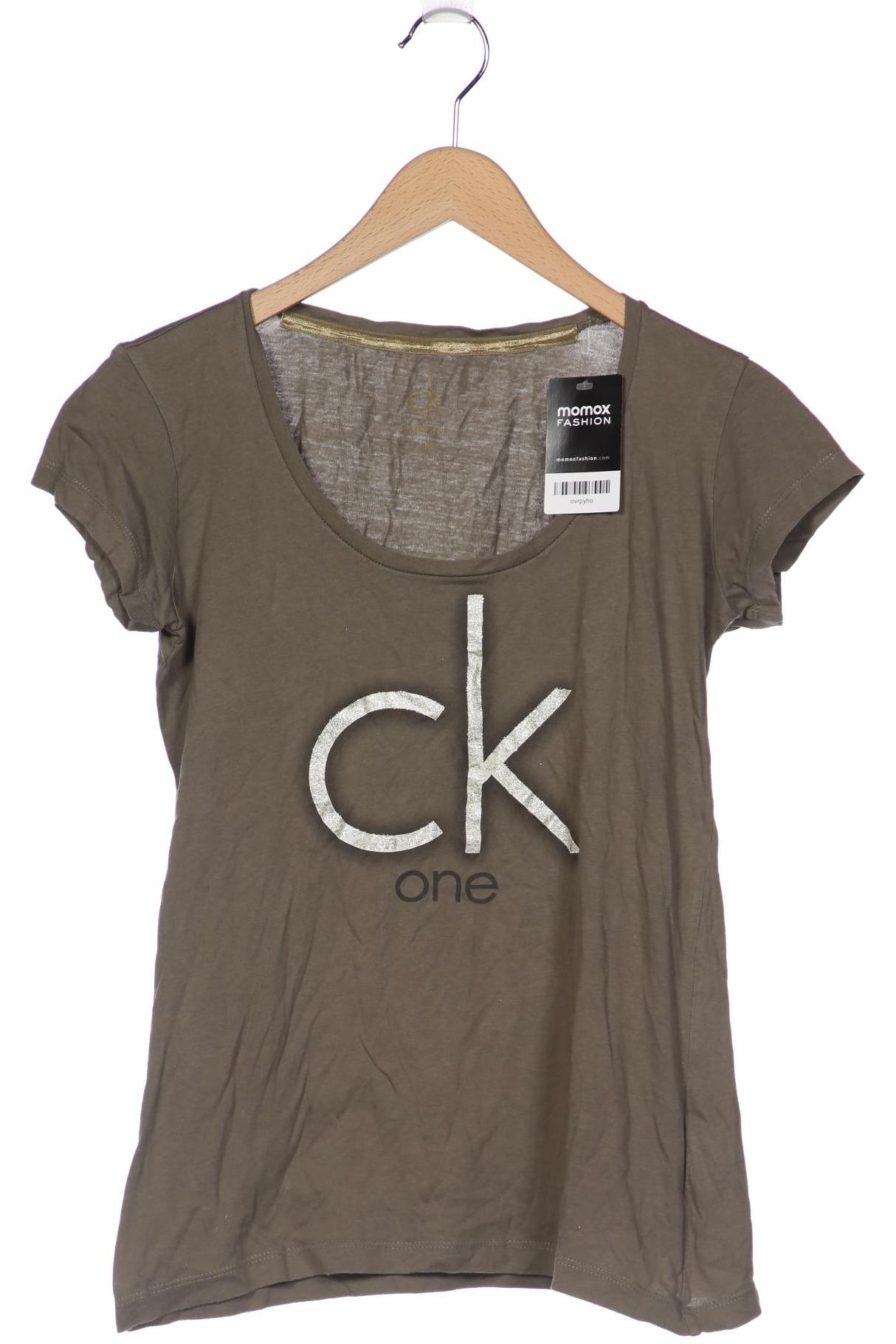 

Calvin Klein Jeans Damen T-Shirt, grün, Gr. 38