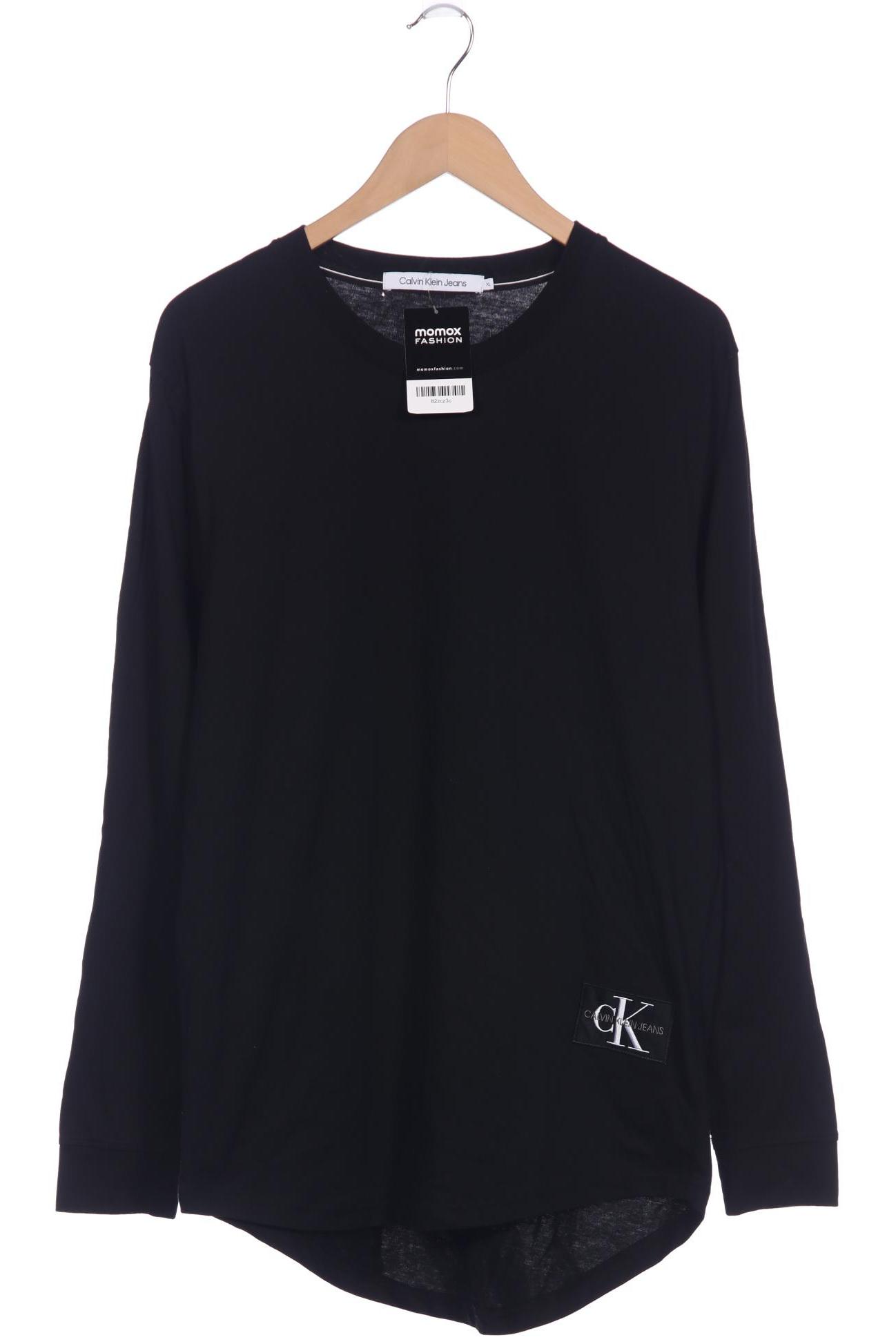 

Calvin Klein Jeans Herren Langarmshirt, schwarz, Gr. 54