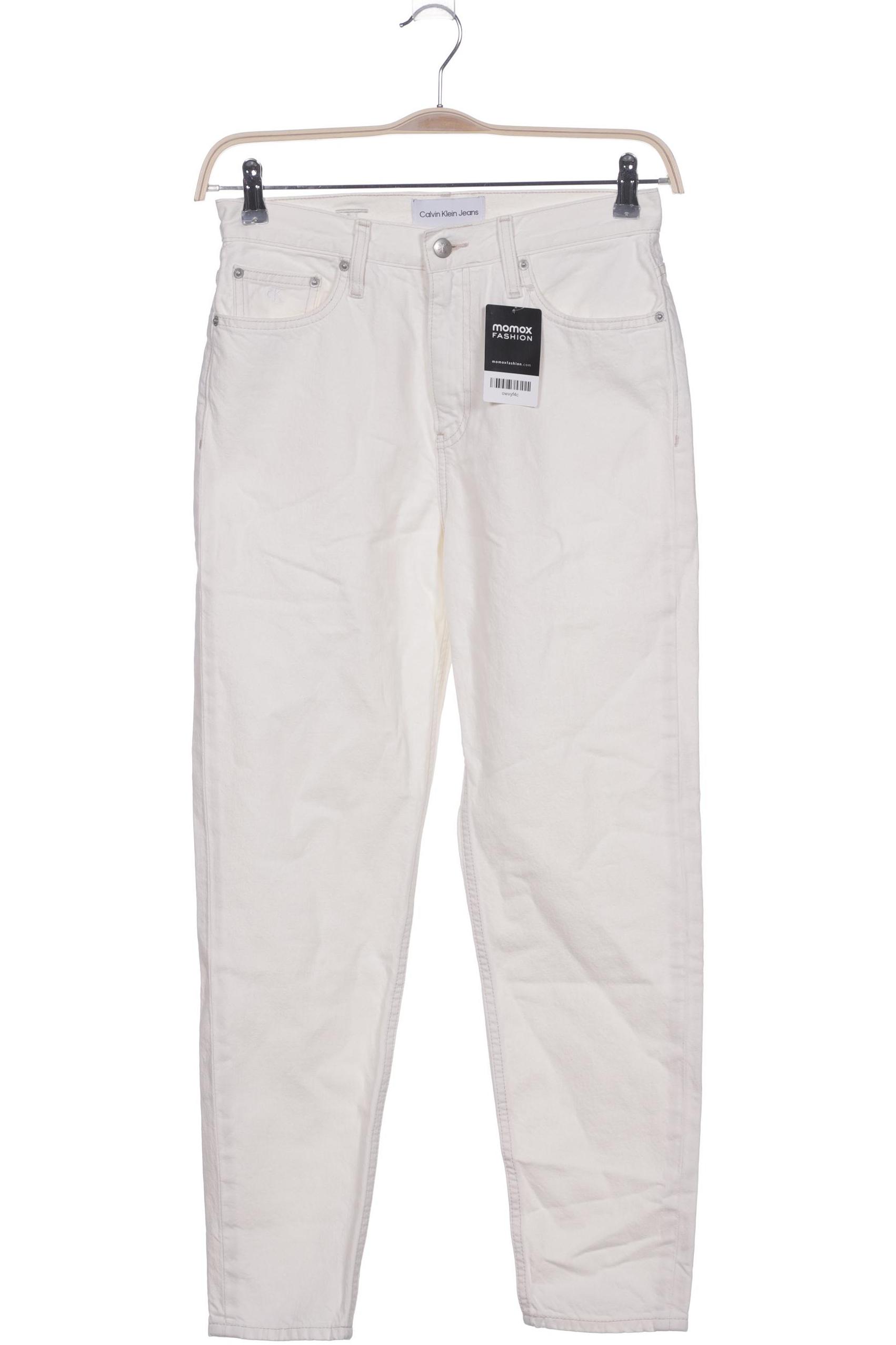 

Calvin Klein Jeans Damen Jeans, weiß, Gr. 28