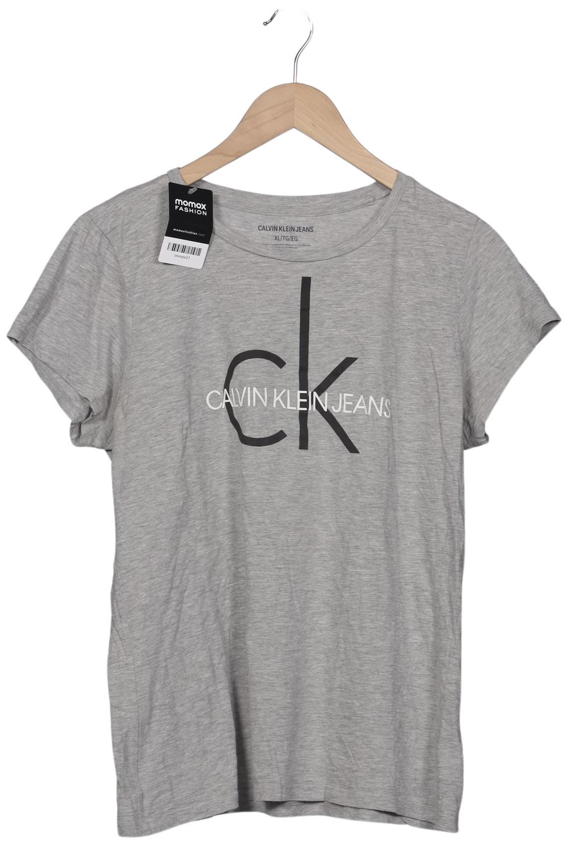 

Calvin Klein Jeans Damen T-Shirt, grau, Gr. 44