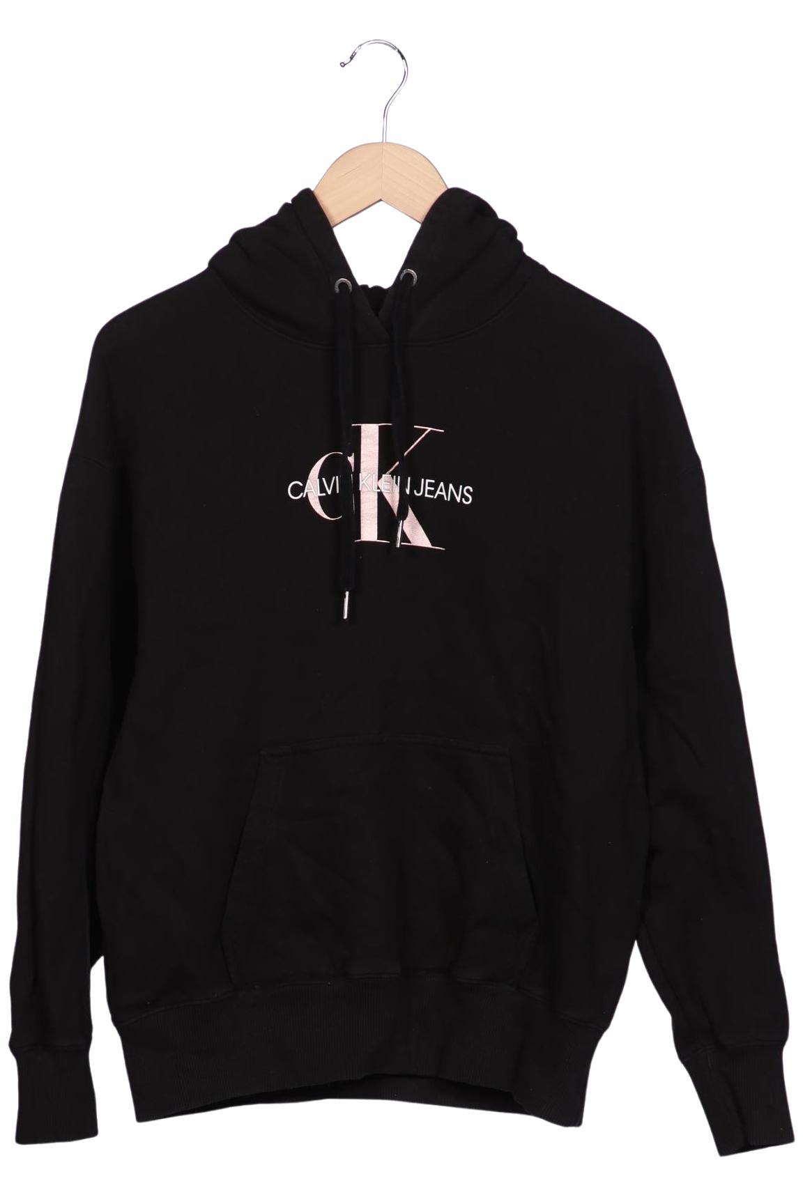

Calvin Klein Jeans Damen Kapuzenpullover, schwarz, Gr. 34