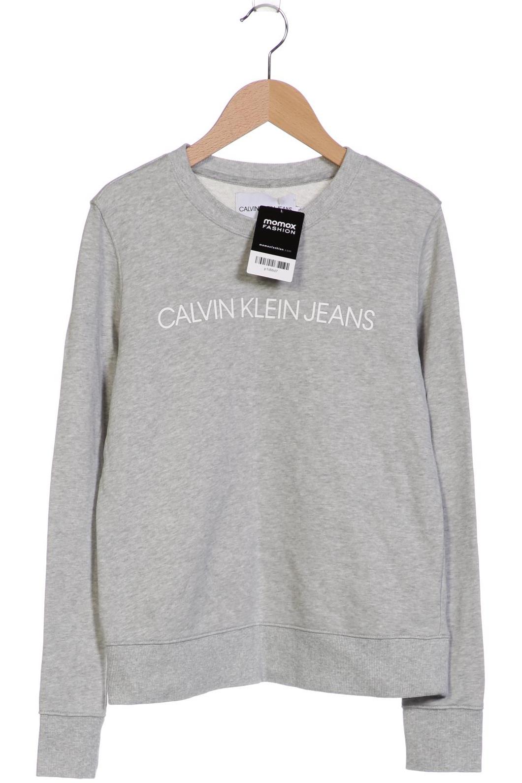 

Calvin Klein Jeans Damen Sweatshirt, grau, Gr. 34