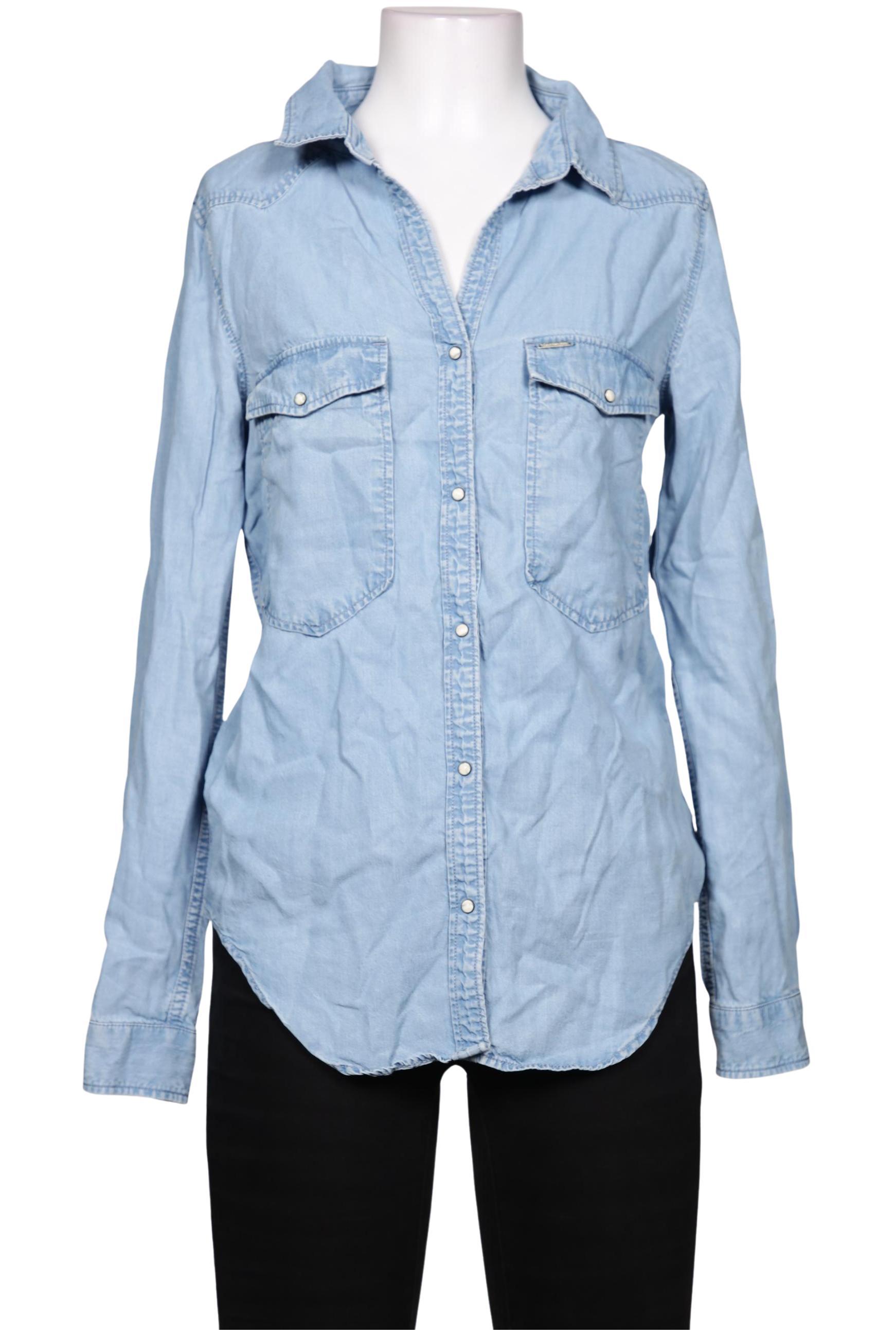 

Calvin Klein Jeans Damen Bluse, hellblau, Gr. 36