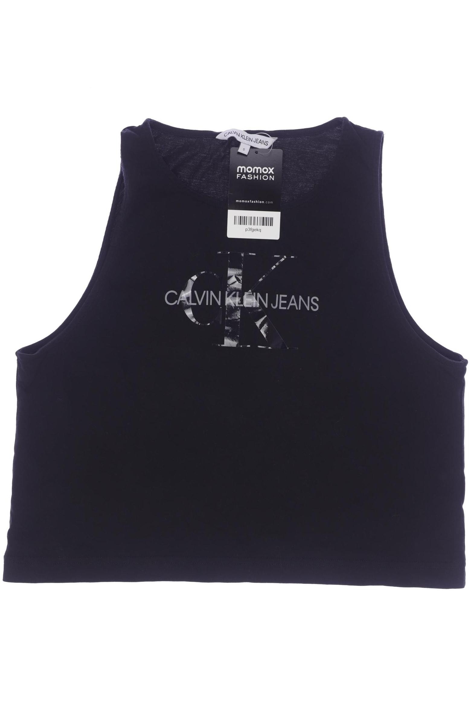 

Calvin Klein Jeans Damen Top, schwarz, Gr. 36