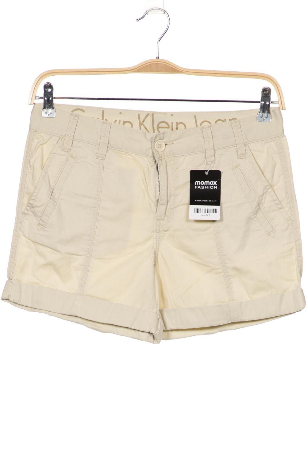 

Calvin Klein Jeans Damen Shorts, cremeweiß