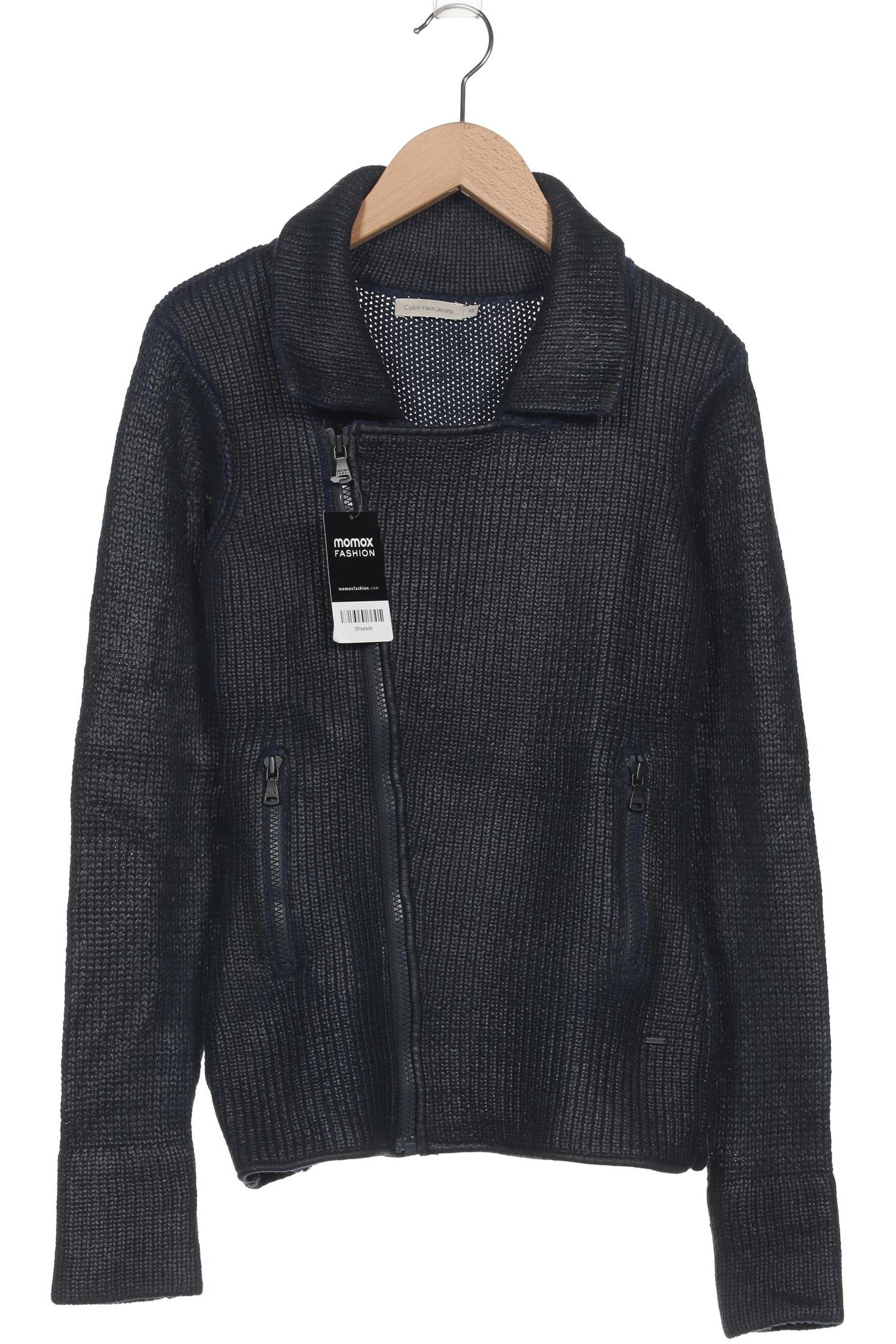 

Calvin Klein Jeans Damen Strickjacke, marineblau, Gr. 34