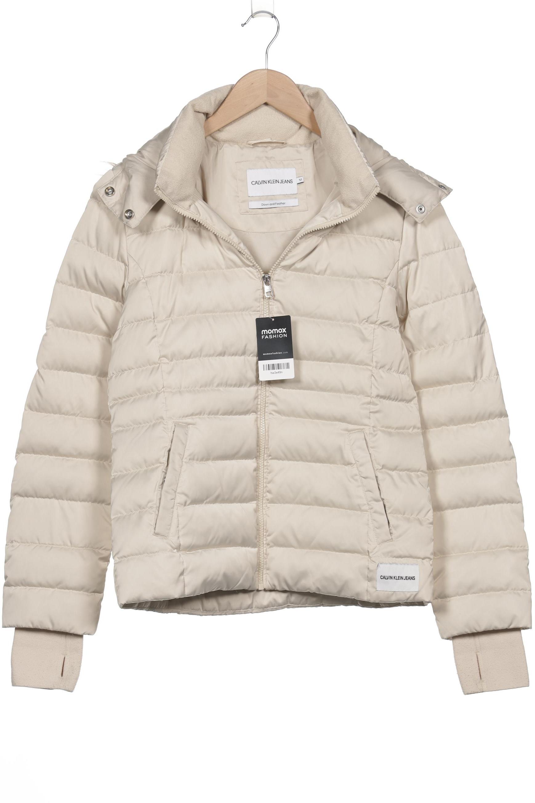 

Calvin Klein Jeans Damen Jacke, cremeweiß, Gr. 38