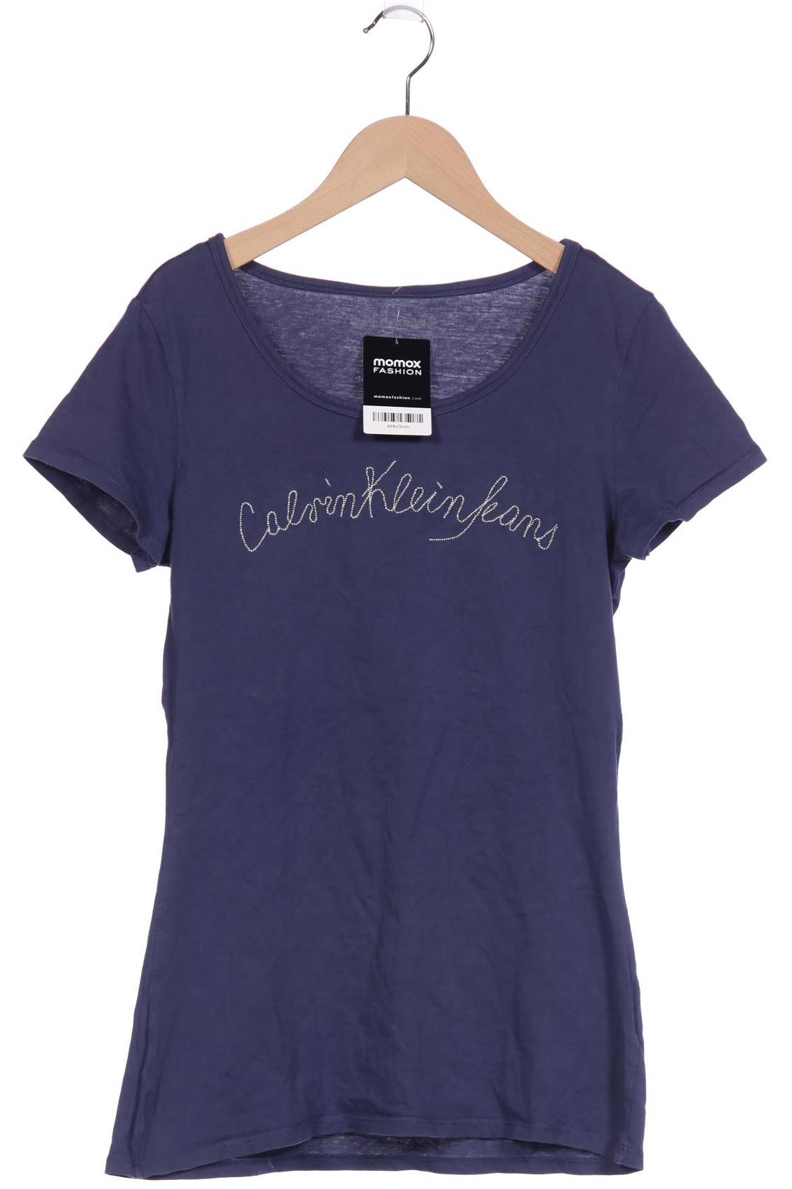 

Calvin Klein Jeans Damen T-Shirt, marineblau, Gr. 42