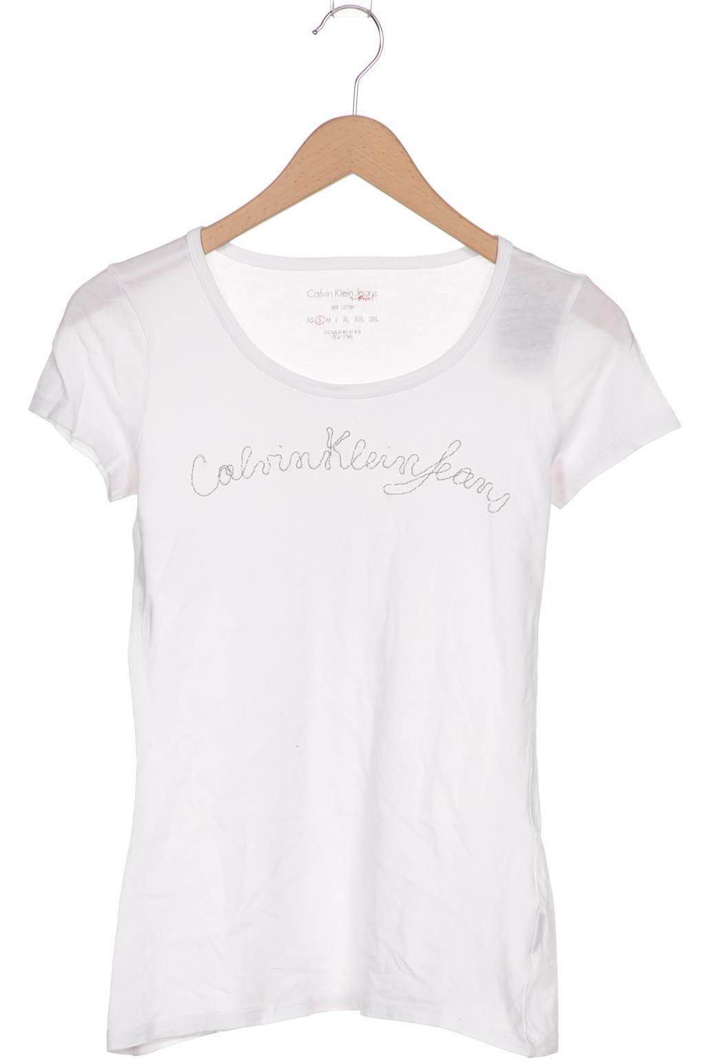 

Calvin Klein Jeans Damen T-Shirt, weiß